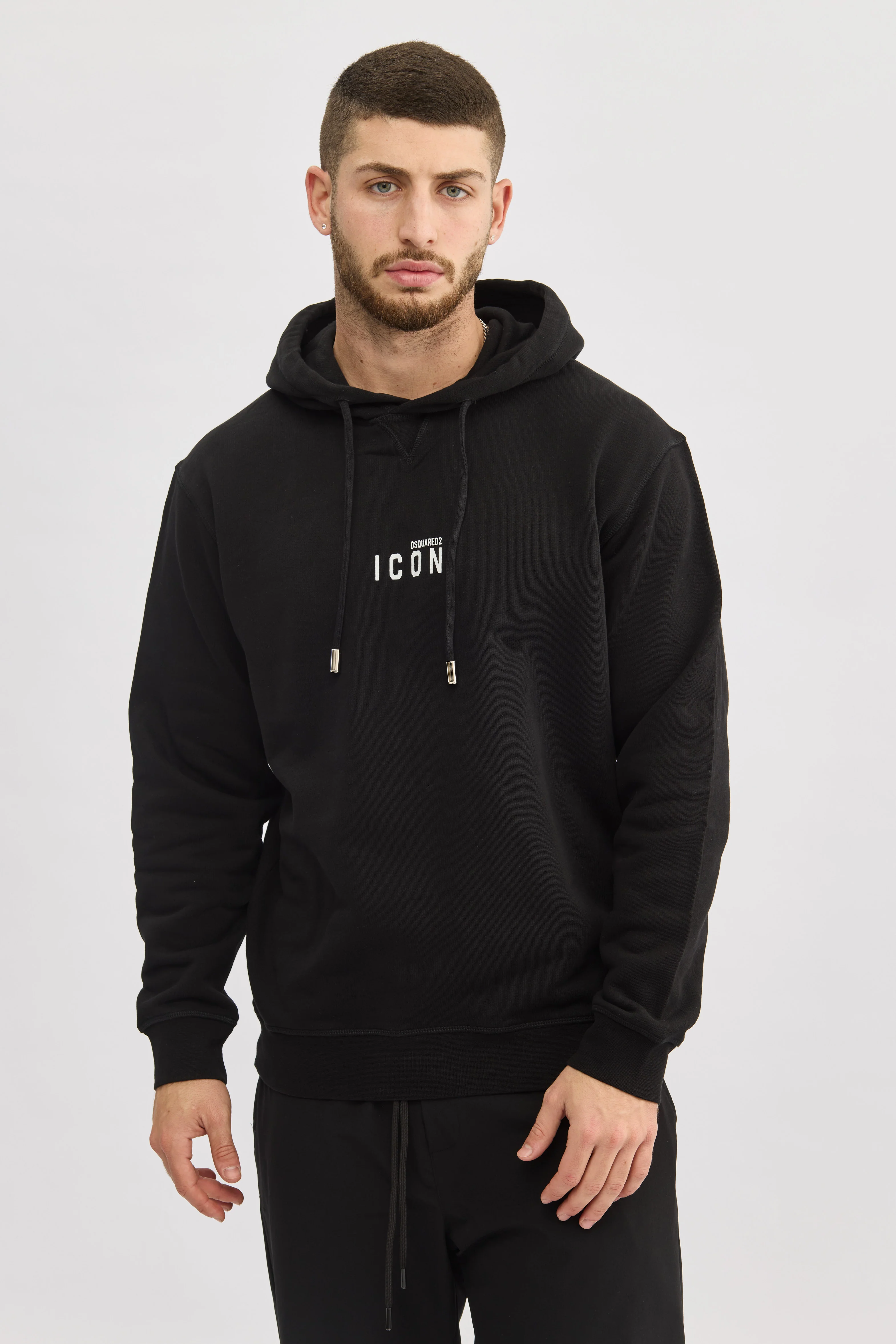 Dsquared2 Black Icon Hoodie - Image 4