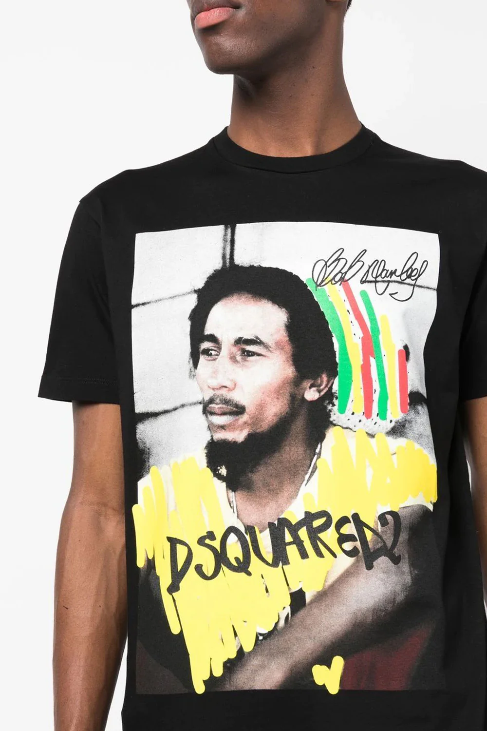 Dsquared2 Bob Marley cotton T-shirt - Image 3