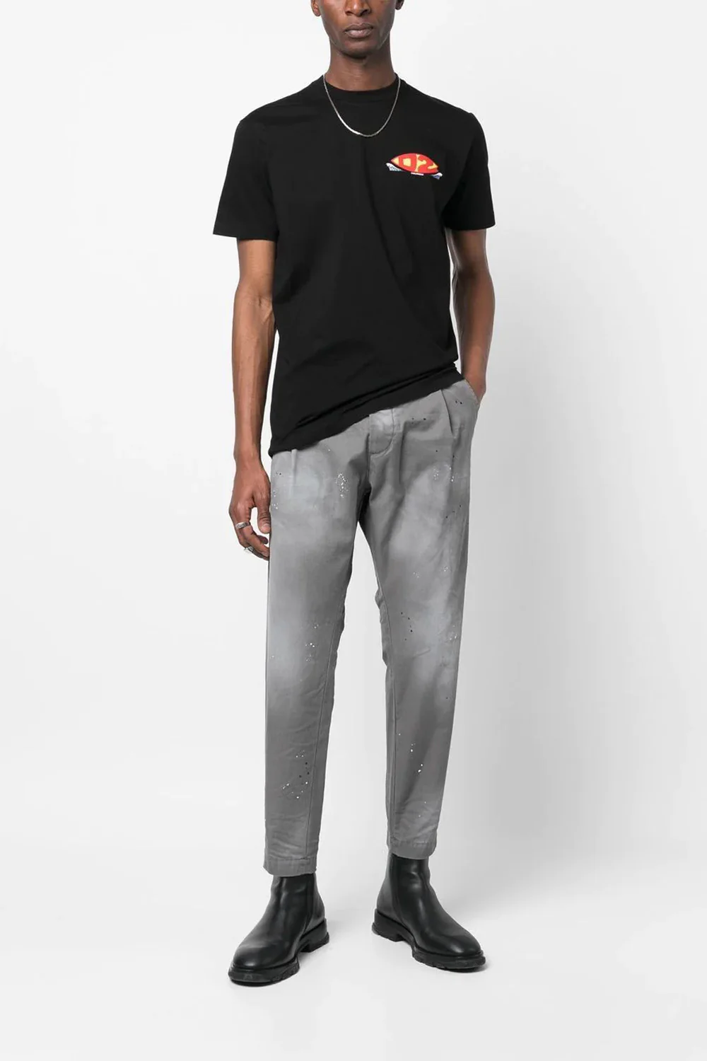 Dsquared2 logo-print crew neck T-shirt - Image 2