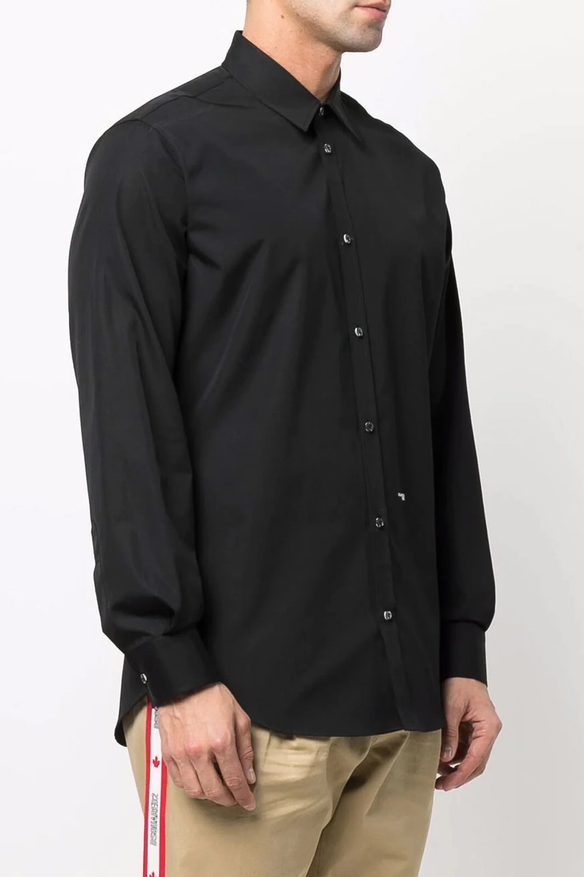 Dsquared2 logo-print long sleeved shirt - Image 3