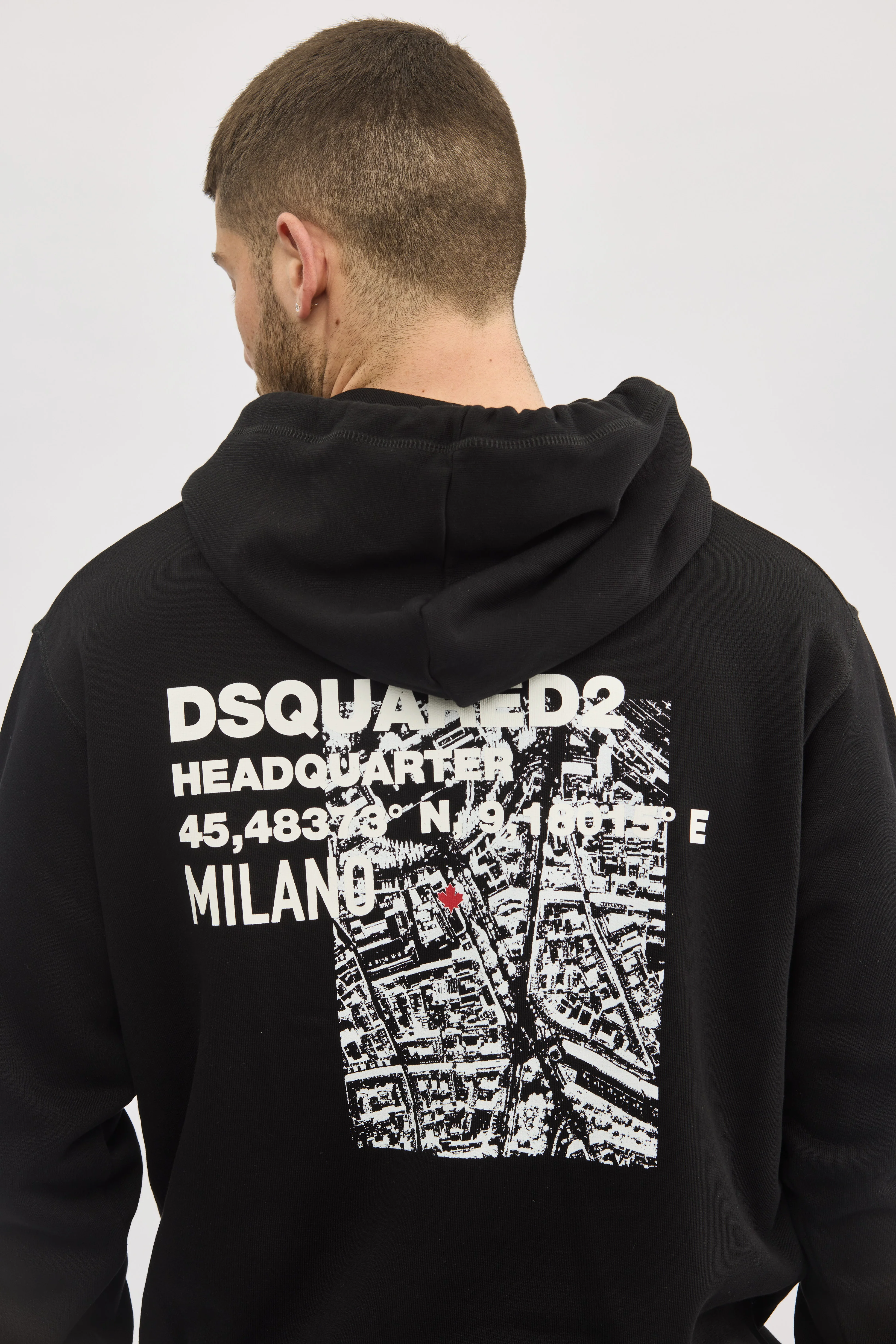 Dsquared2 Milano Map Hoodie - Image 4