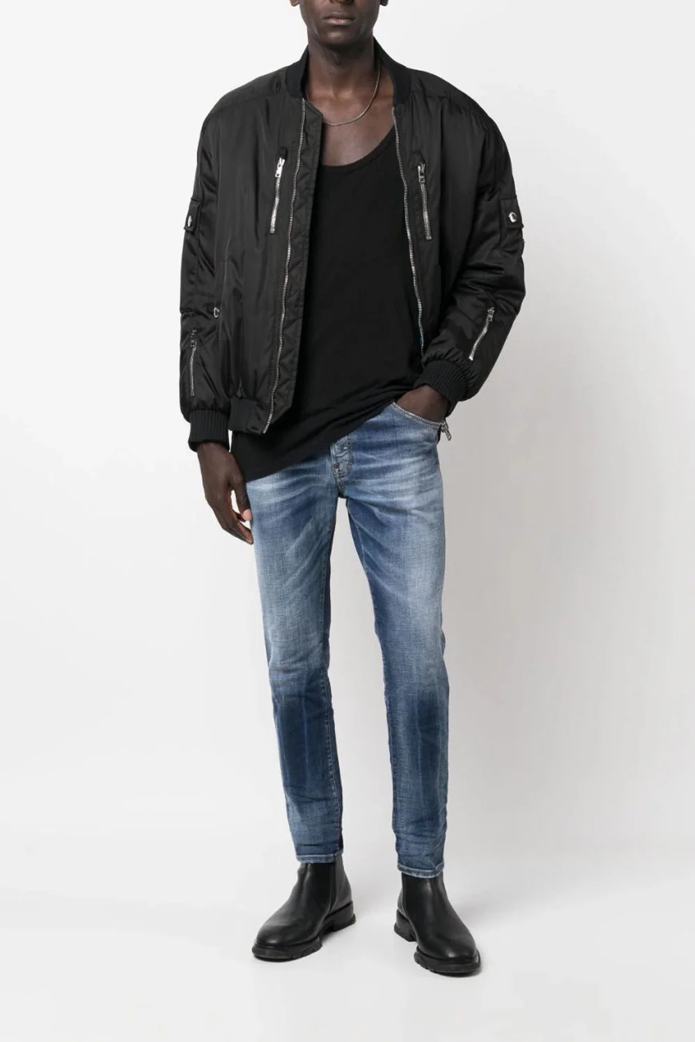 Dsquared2 washed slim-fit jeans - Image 4