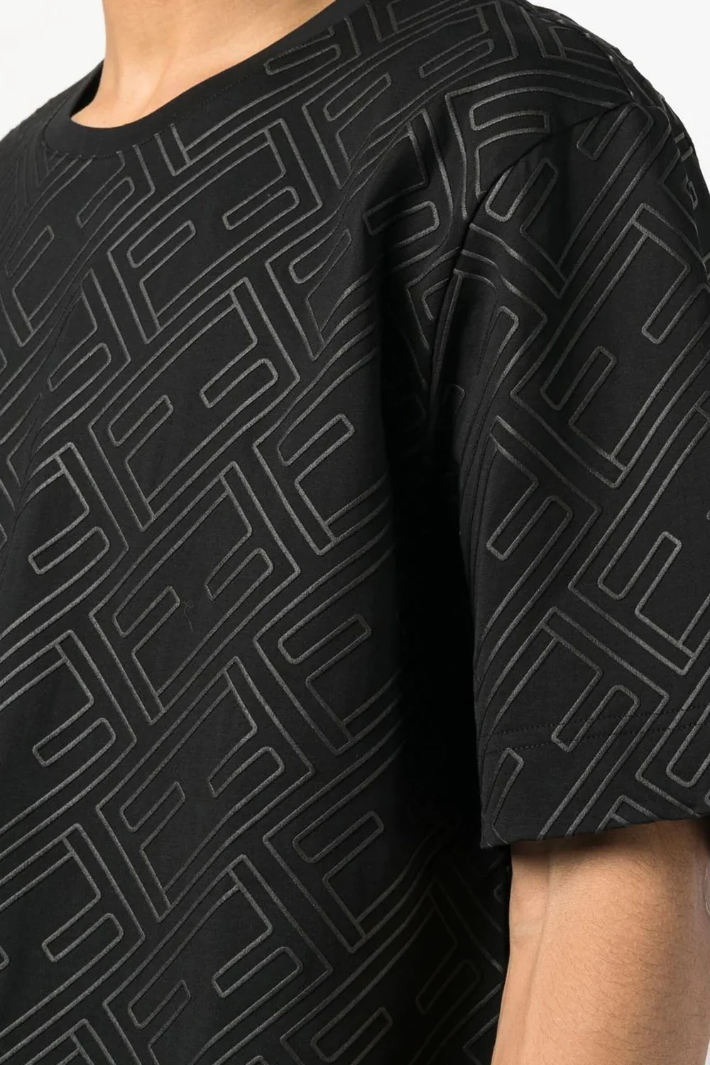 Fendi Black jersey T-shirt - Image 3