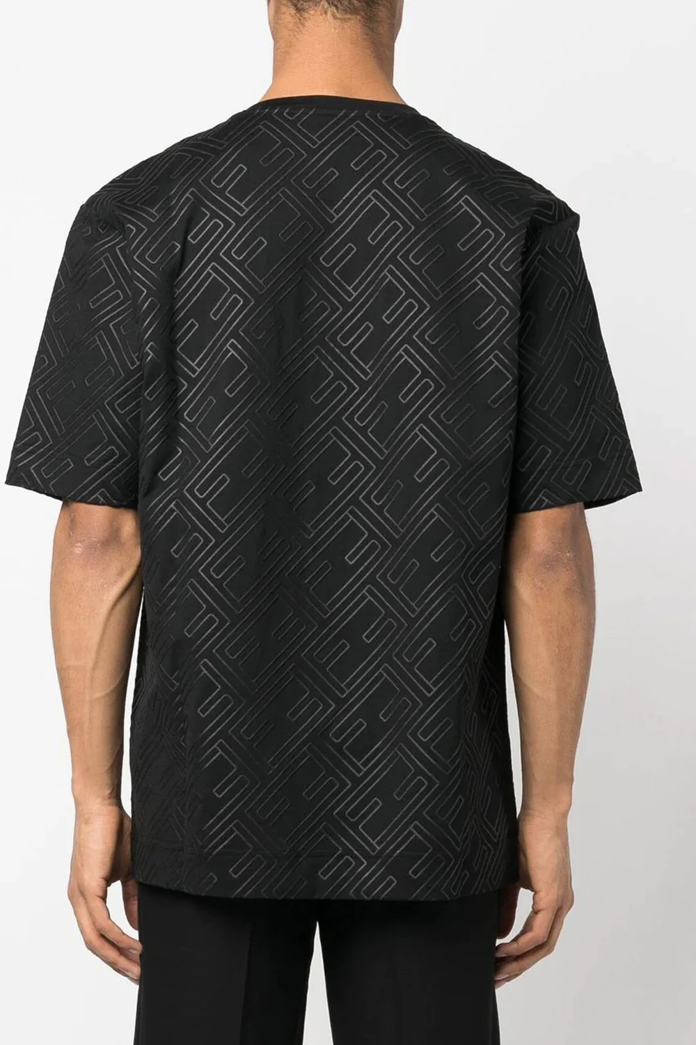 Fendi Black jersey T-shirt - Image 4