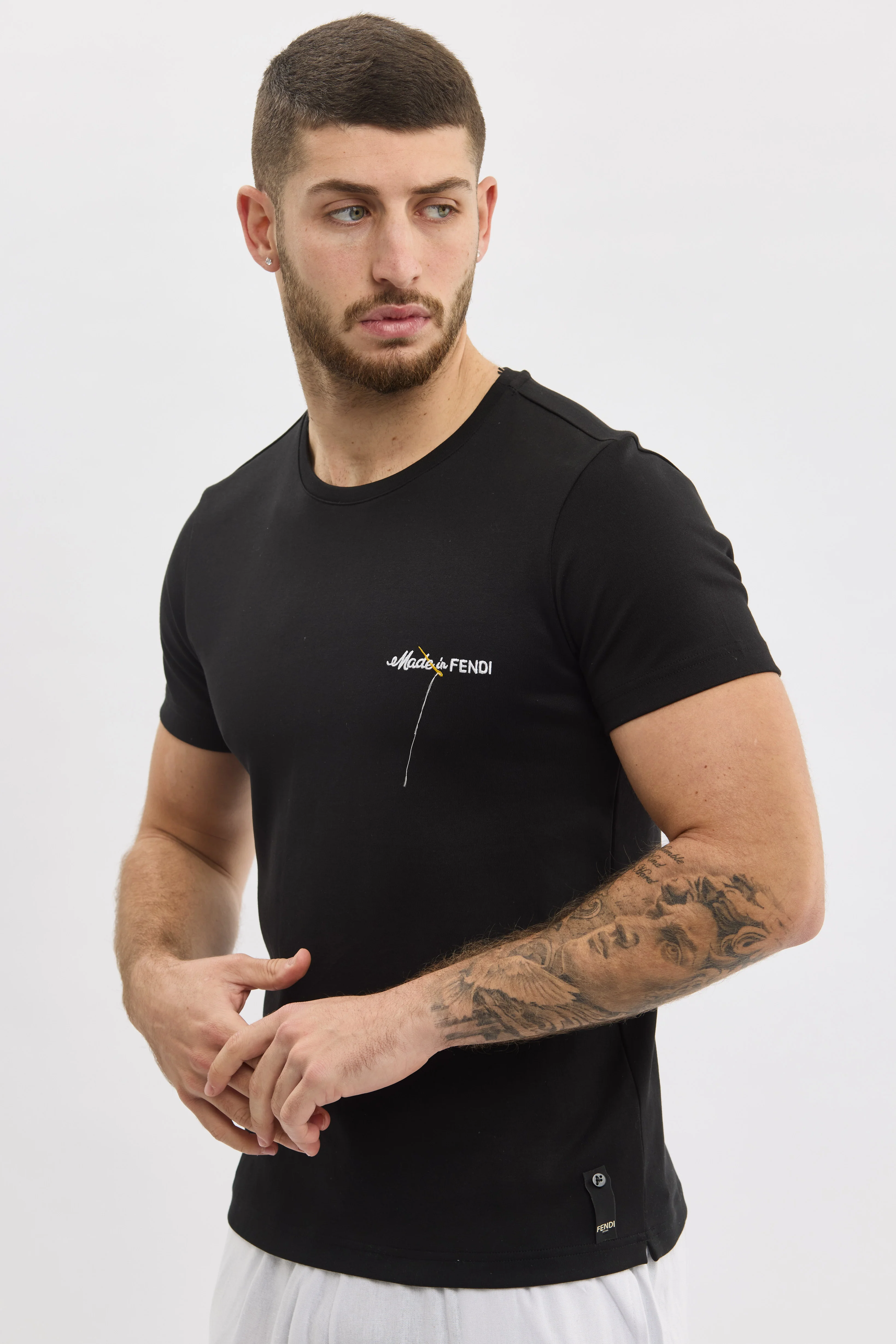 Fendi Black T-Shirt - Image 2