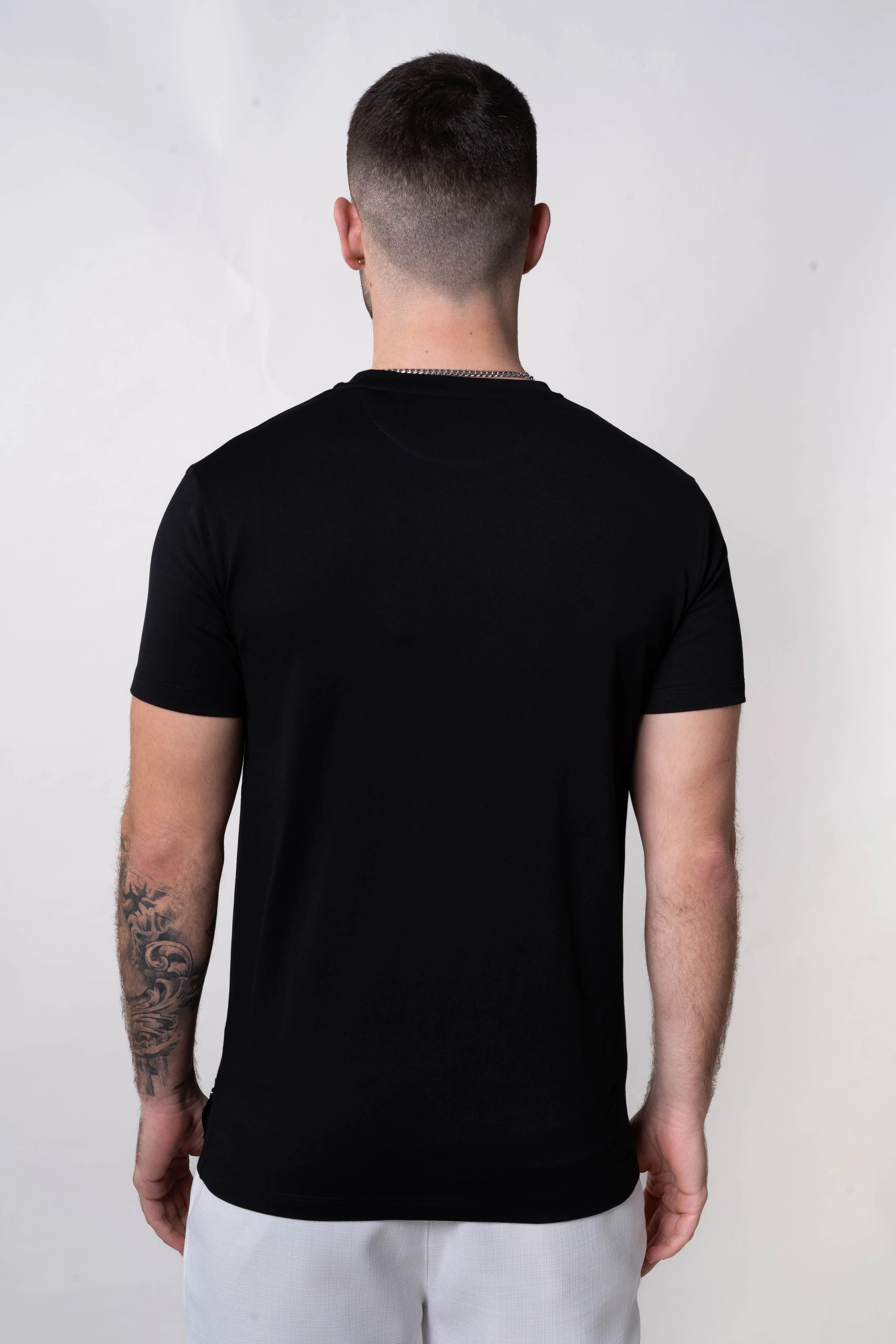Fendi Navy Pocket T-Shirt - Image 3