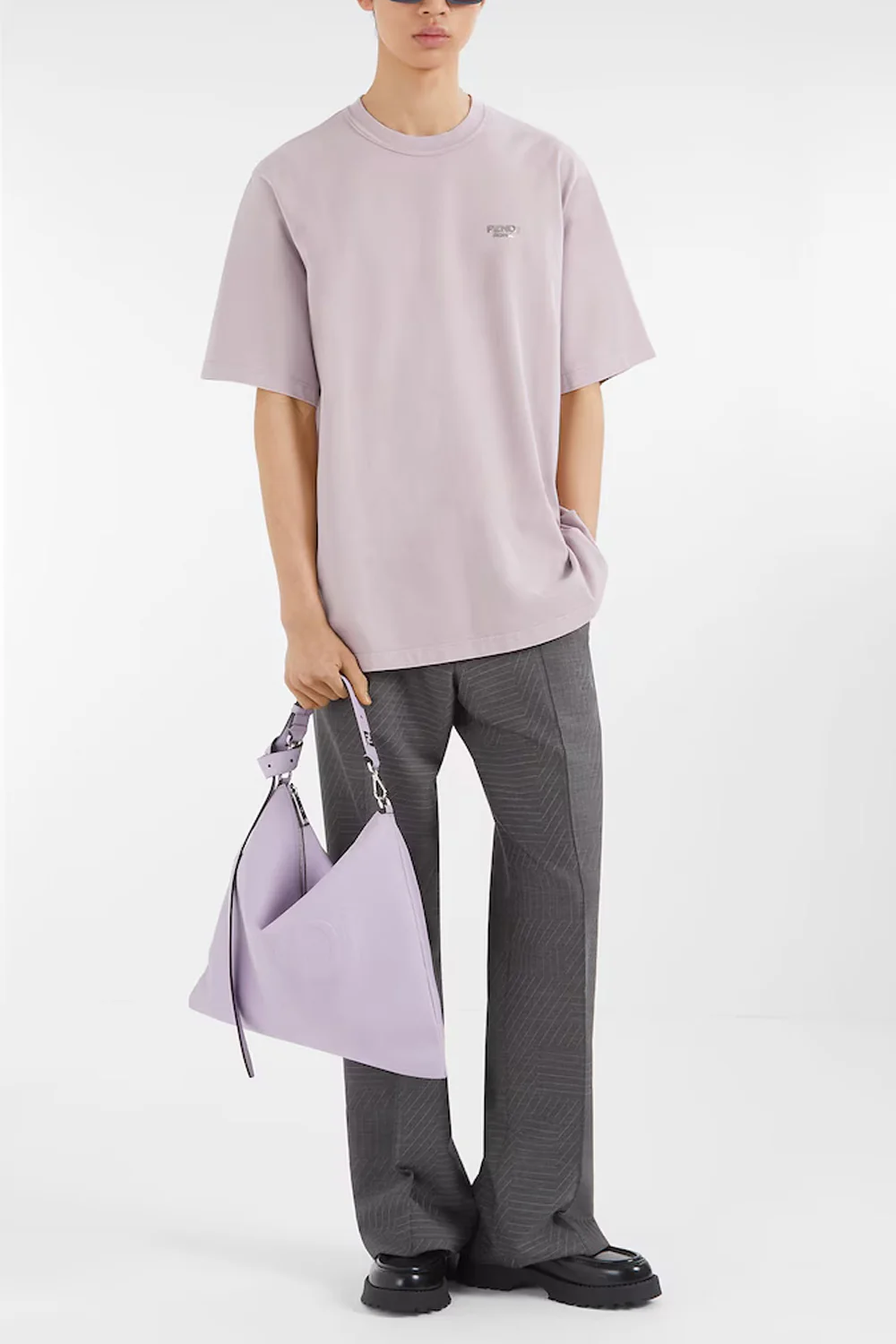 Fendi T-shirt Purple - Image 3