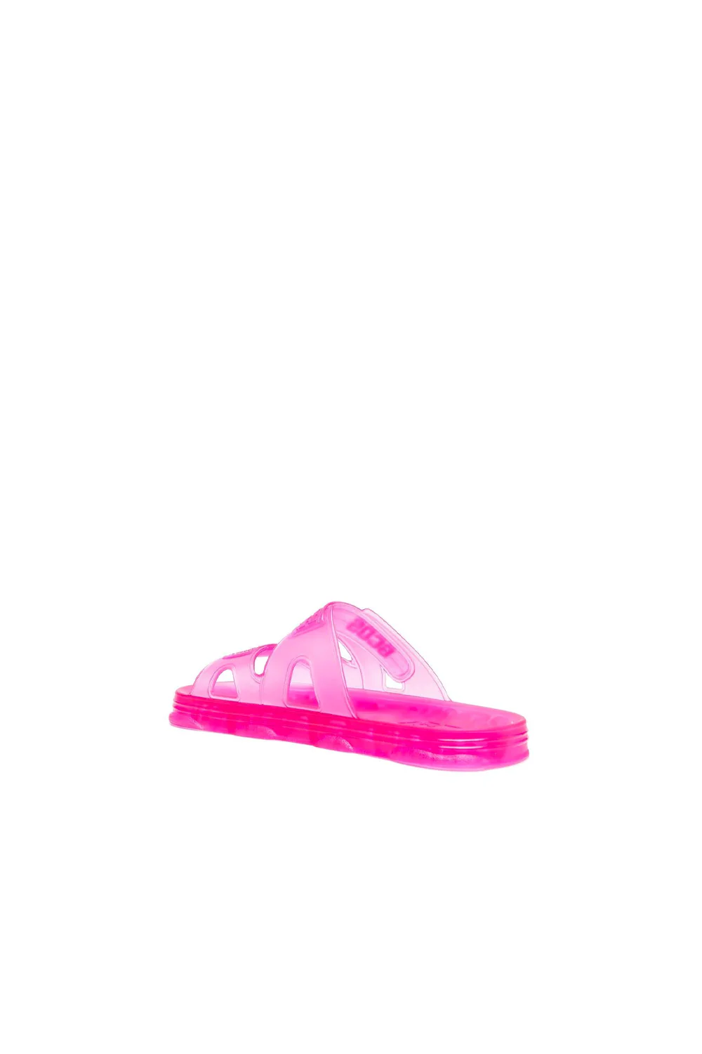 Gcds logo-strap fuchsia pink sandals - Image 3