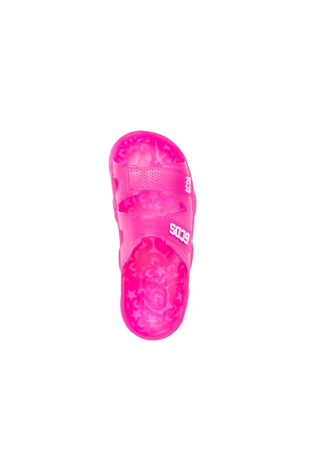 Gcds logo-strap fuchsia pink sandals - Image 4