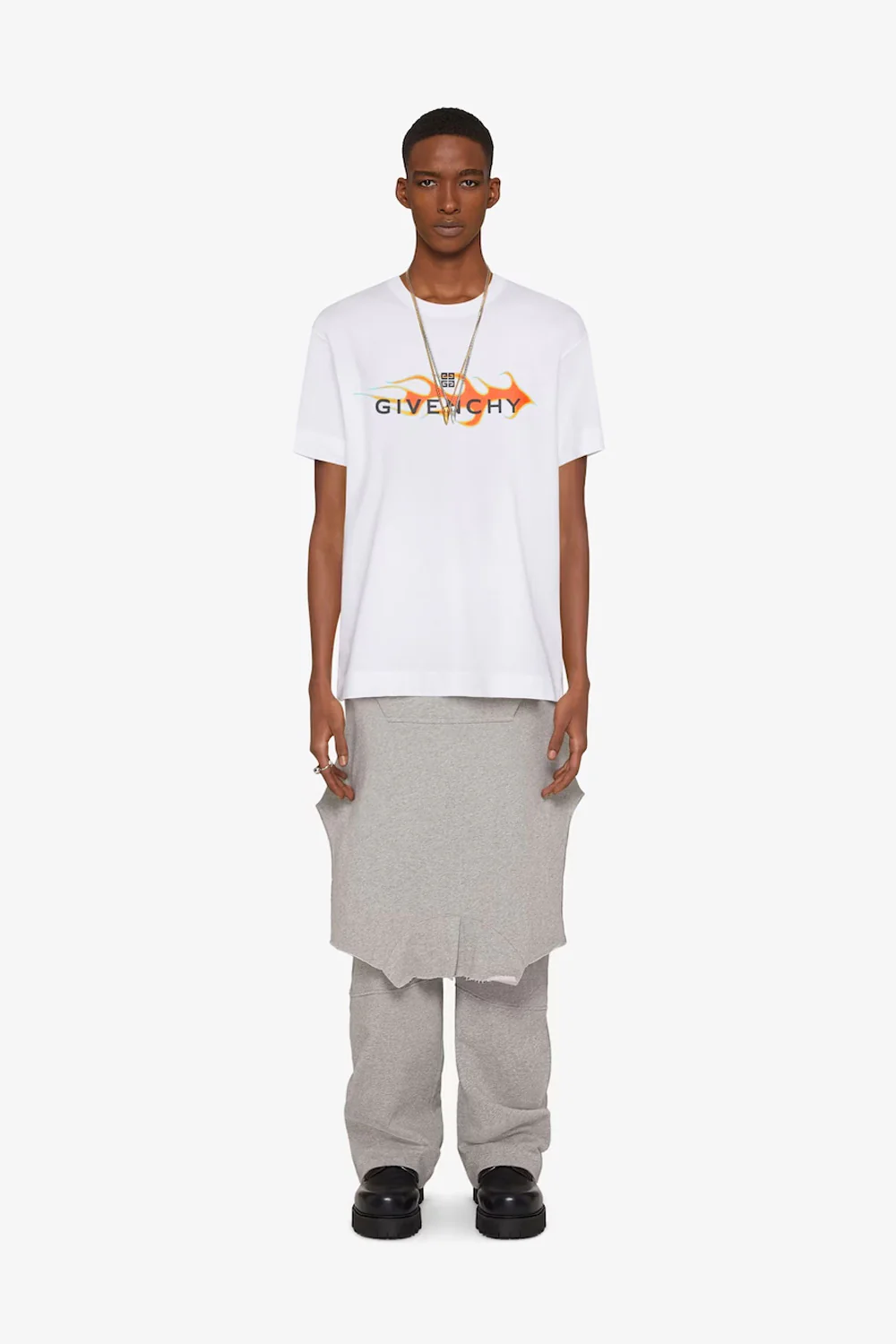 Givenchy Flame logo t-shirt white - Image 3