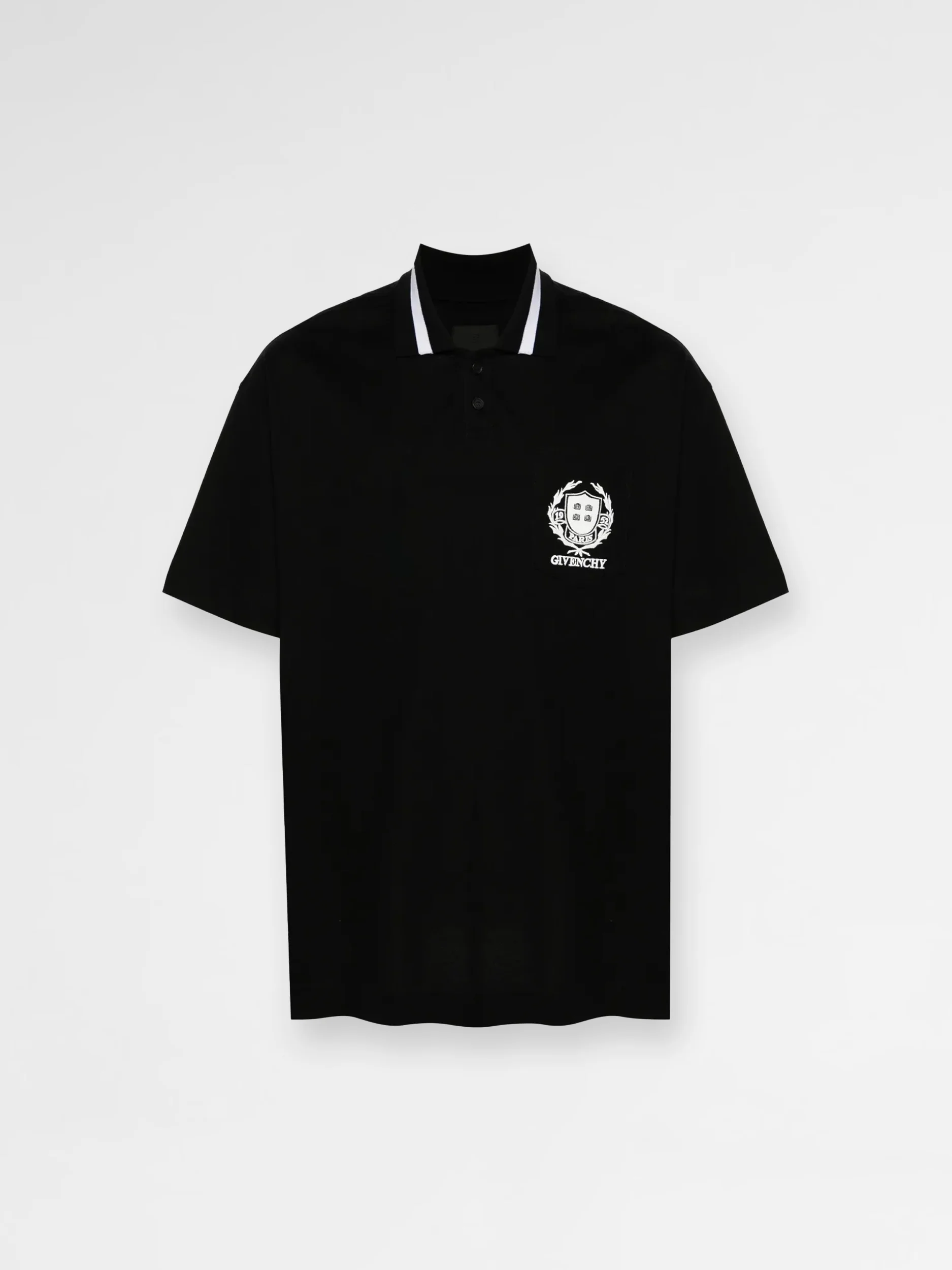 Givenchy logo-embroidered cotton polo shirt