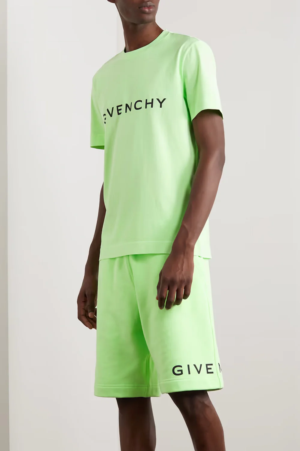 Givenchy logo-print cotton T-shirt green - Image 2