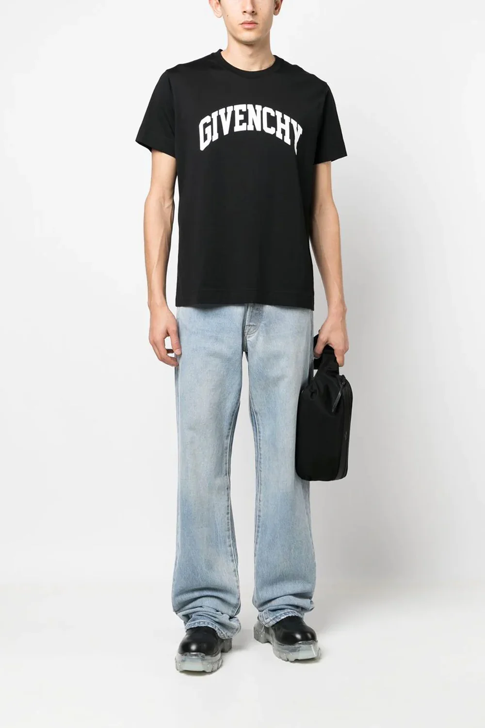 Givenchy logo-print detail T-shirt - Image 3