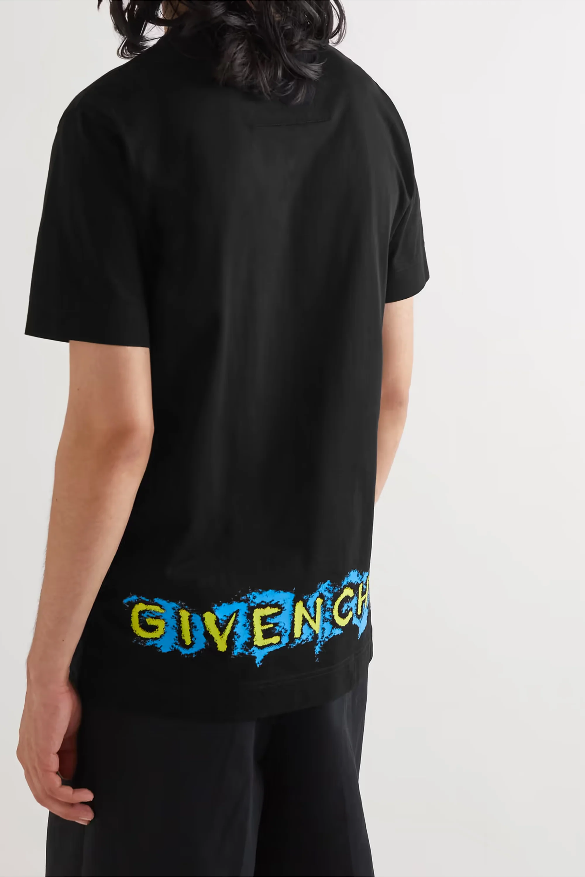 GIVENCHY Love Me Printed Cotton-Jersey T-Shirt - Image 2