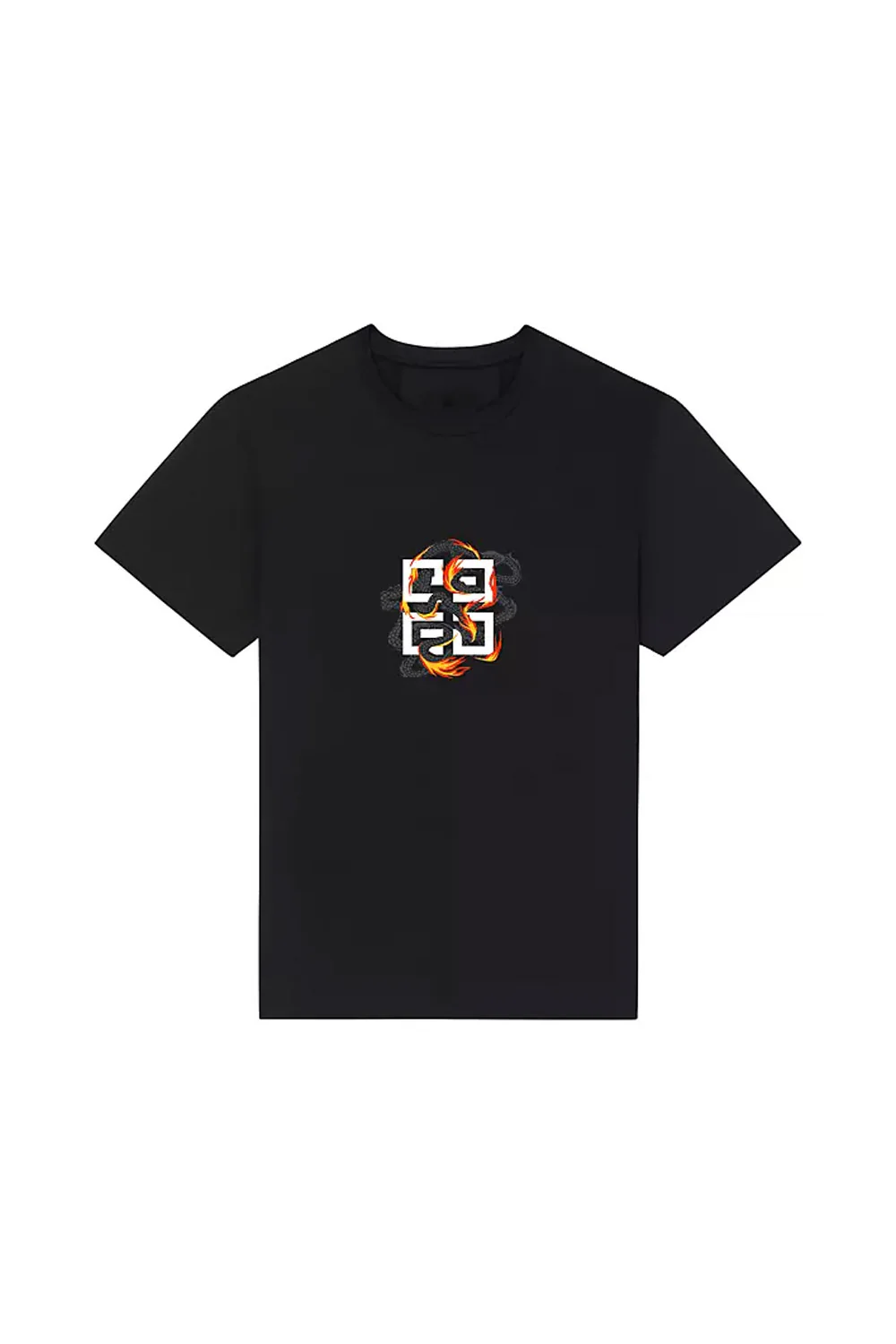 Givenchy Slim Fit T-Shirt In Cotton With 4G Dragon Print