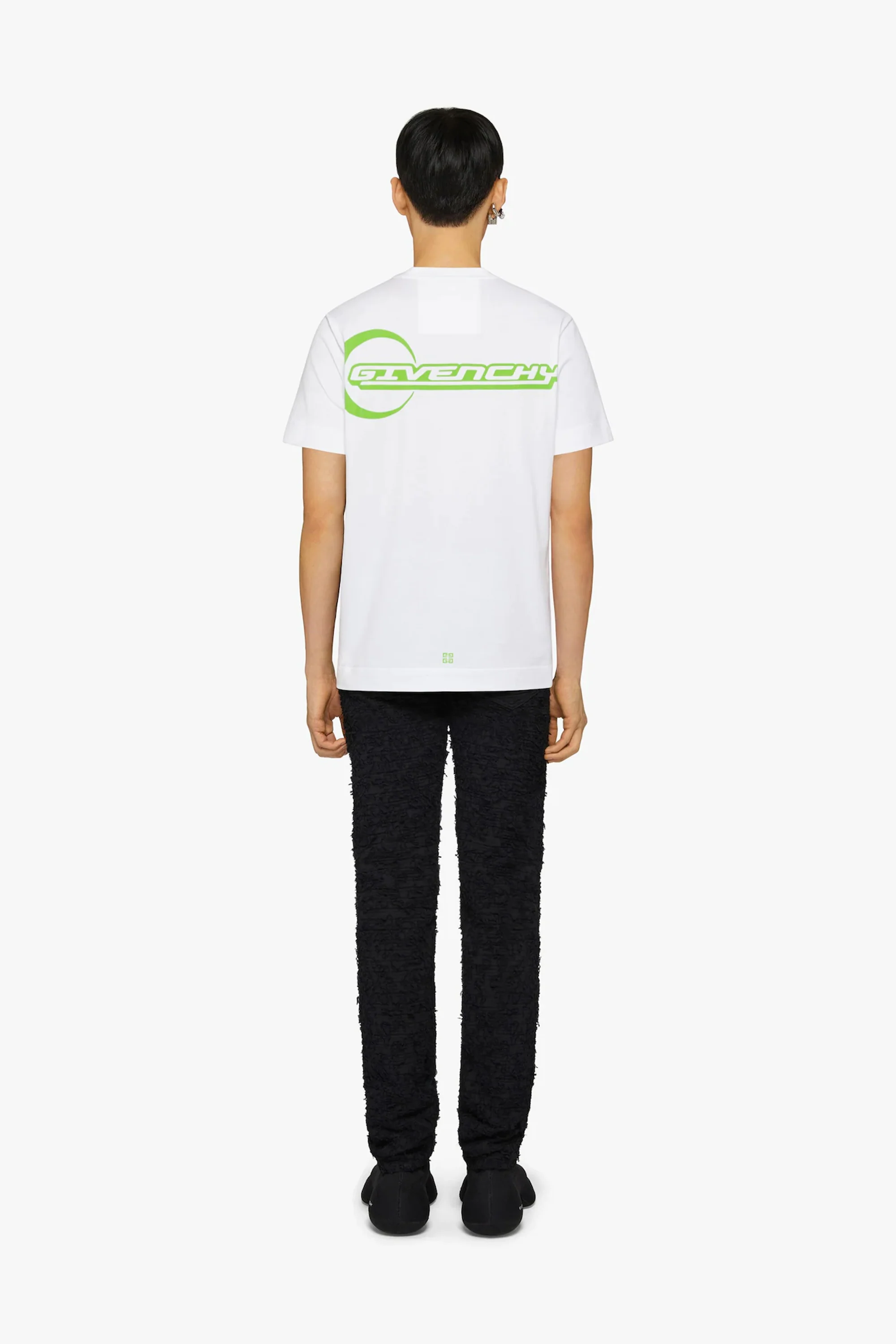 GIVENCHY Slim-fit White t-shirt printed Alien - Image 2