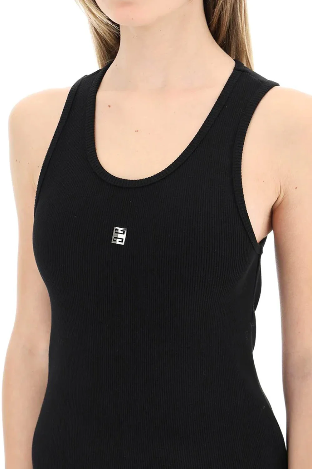 Givenchy tank top with metal logo detail - Image 3