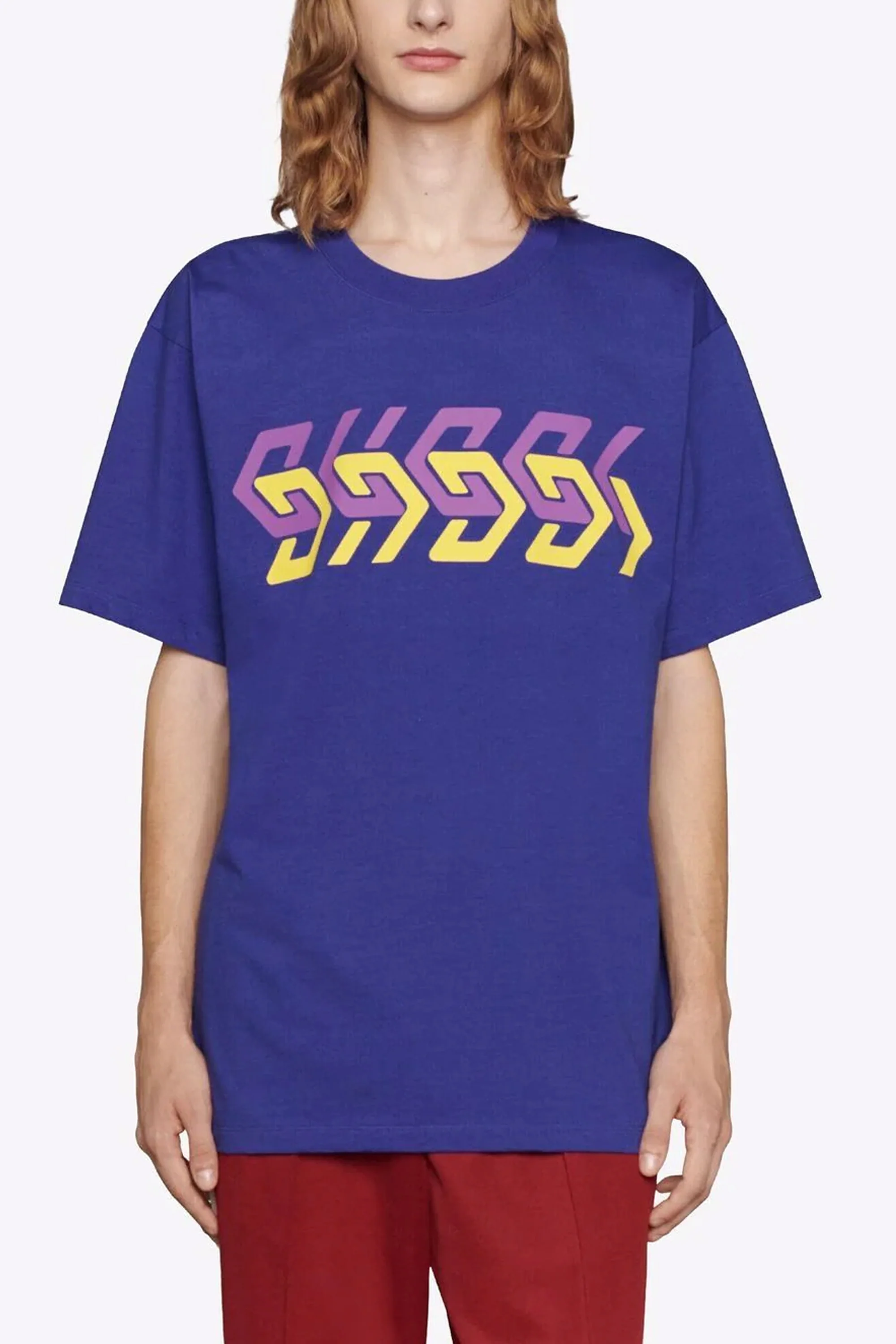 Gucci mirror logo-print short-sleeve T-shirt - Image 3