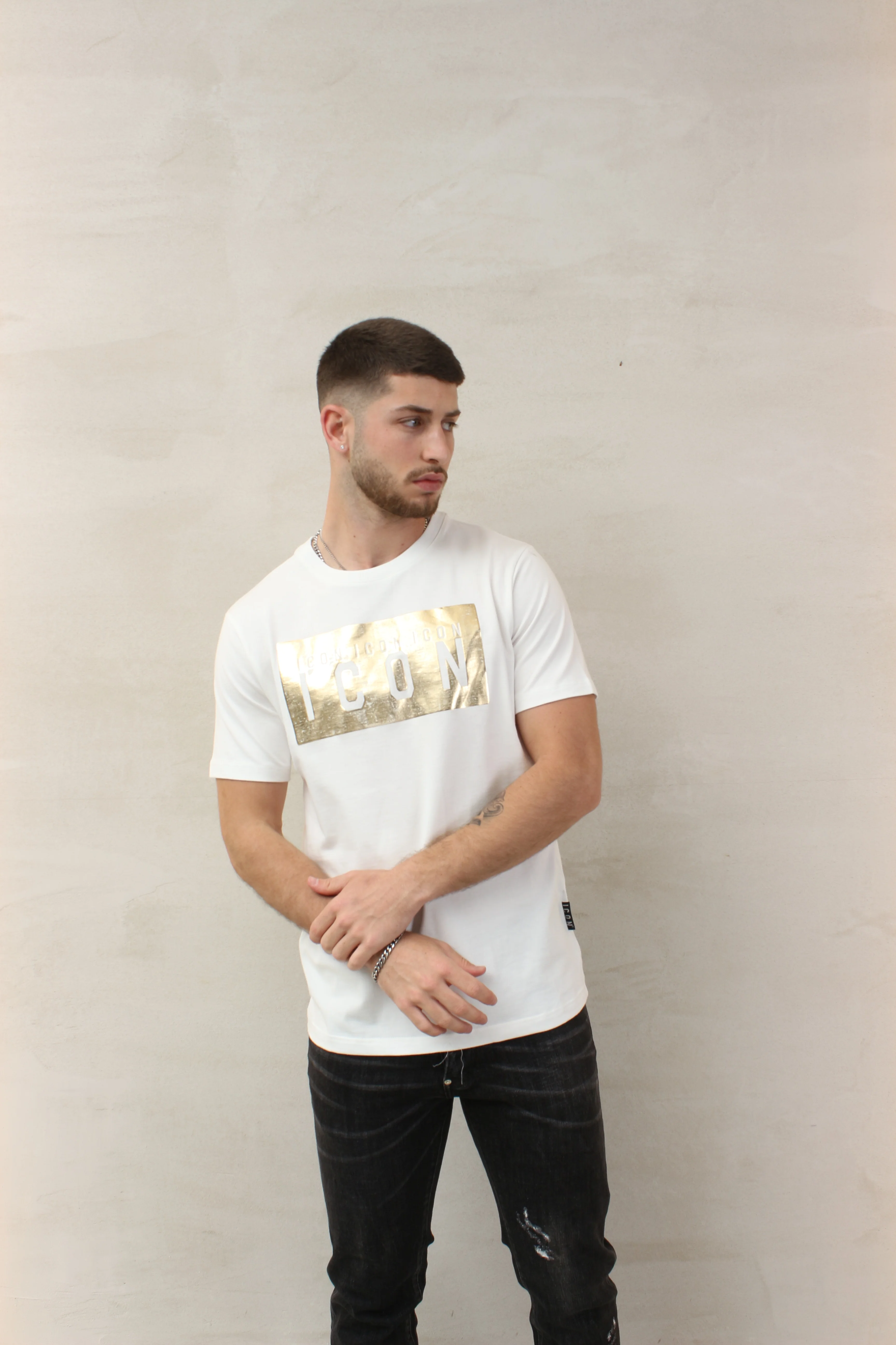 ICON T-Shirt Logo Slim Fit - Image 3