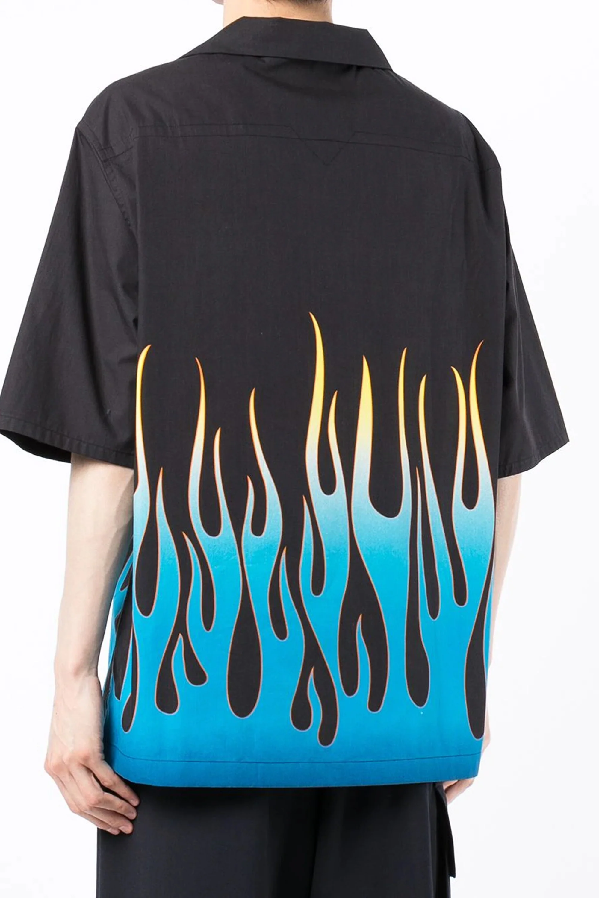 Kenzo flame-print branded short-sleeve shirt - Image 3
