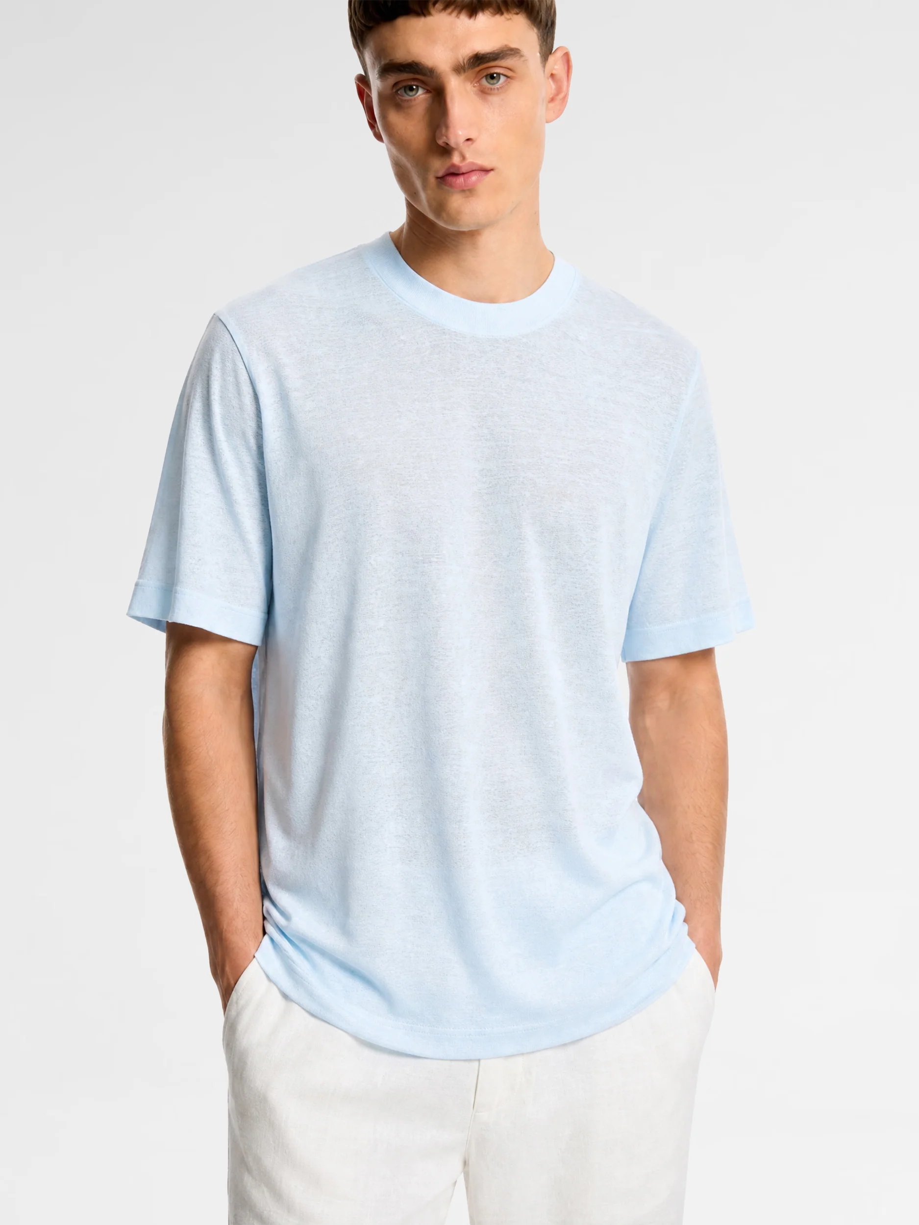 MAISON 9 PARIS Blue Soft Cotton T-Shirt - Image 2