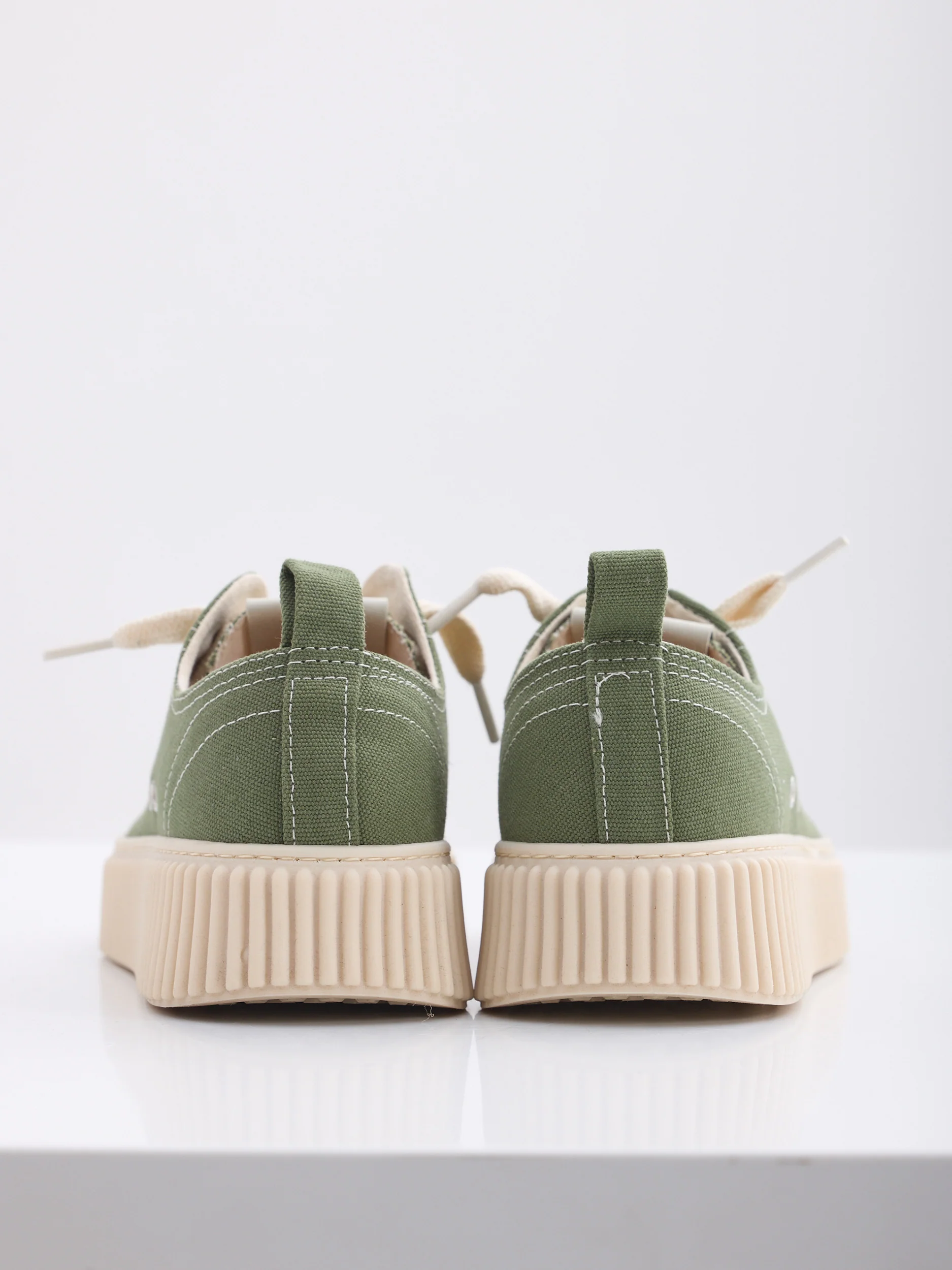 MAISON 9 PARIS Sneakers - Green Suede Leather - Image 4