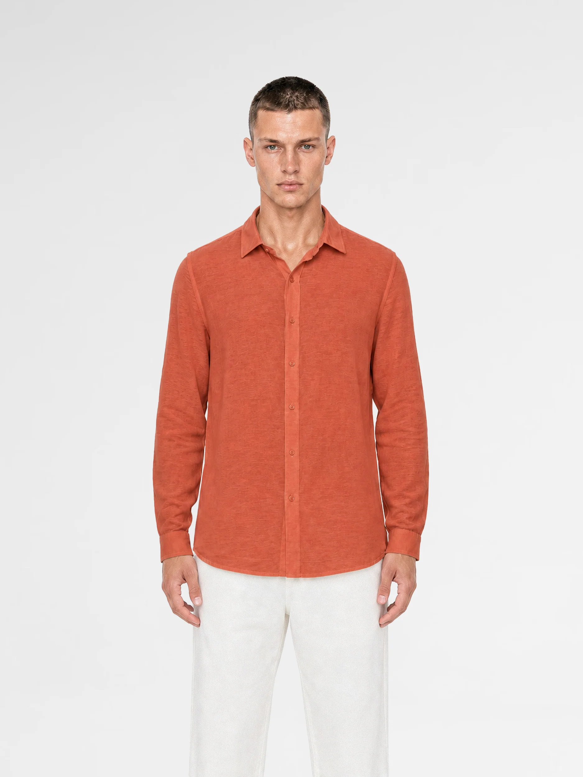 MAISON 9 PARIS Tile Soft Cotton Shirt