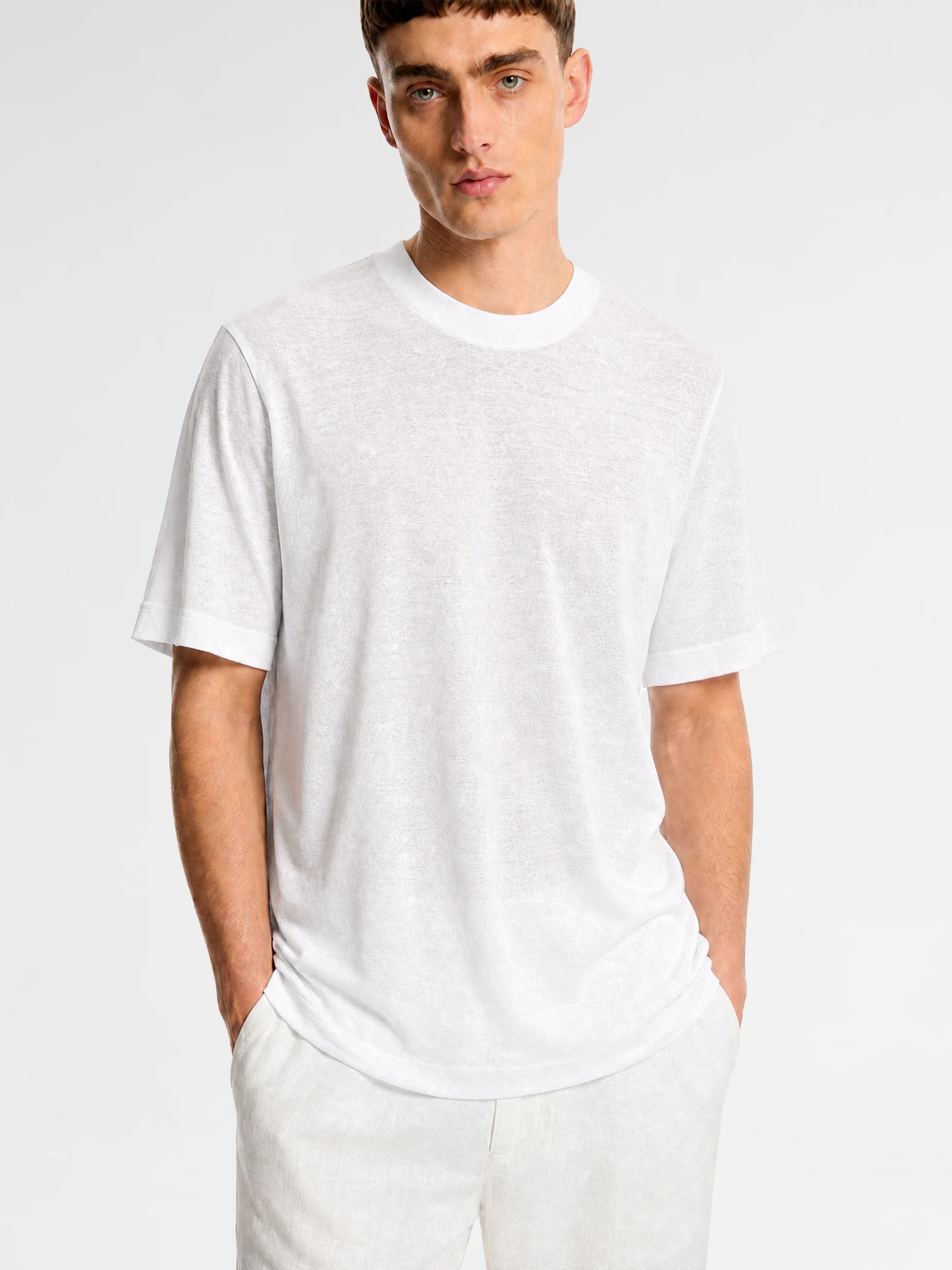 MAISON 9 PARIS White Soft Cotton T-Shirt - Image 2