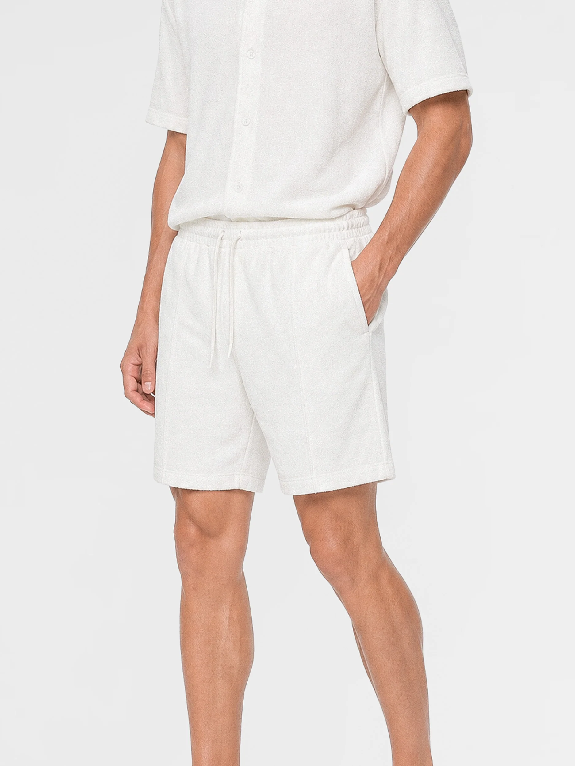 MAISON 9 PARIS White Towel Shirt / Shorts - Image 3