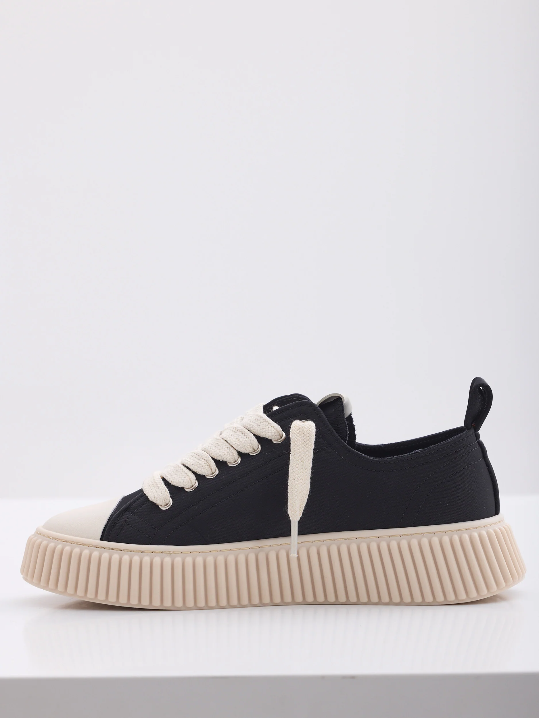 MAISON 9 PARIS Sneakers - Black Leather Plate - Image 5