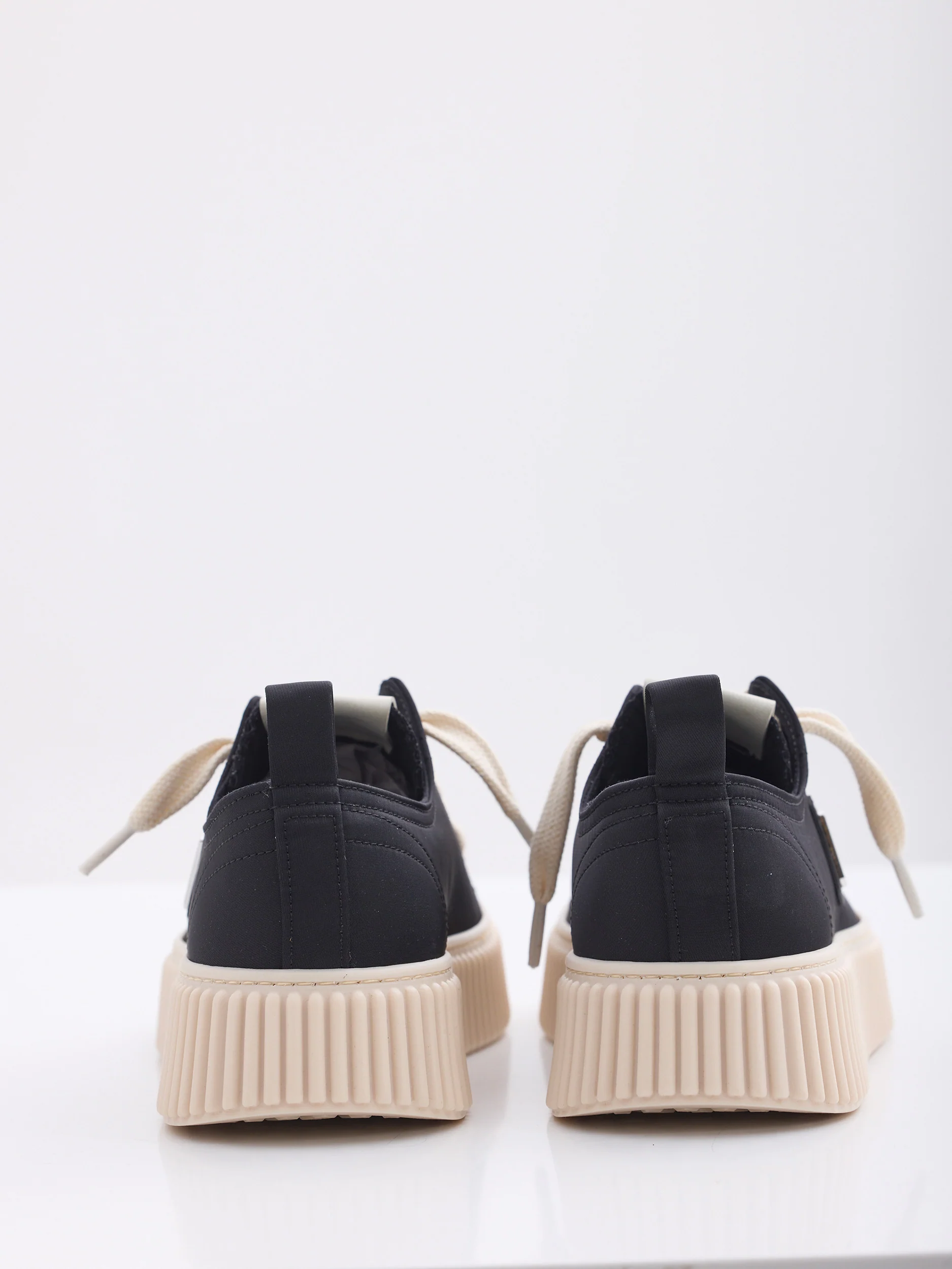 MAISON 9 PARIS Sneakers - Black Leather Plate - Image 6