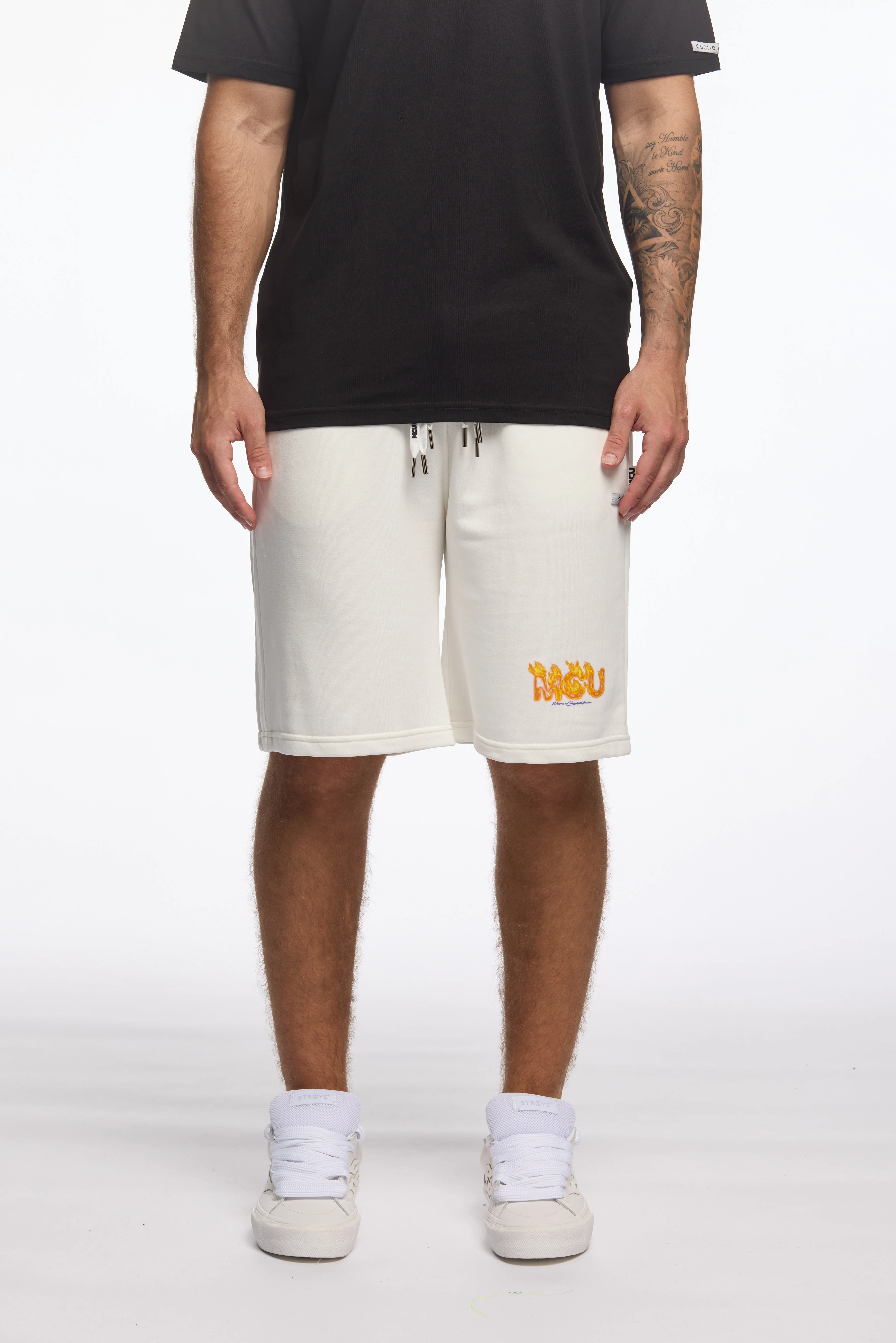 MCU Short Pants Logo Print