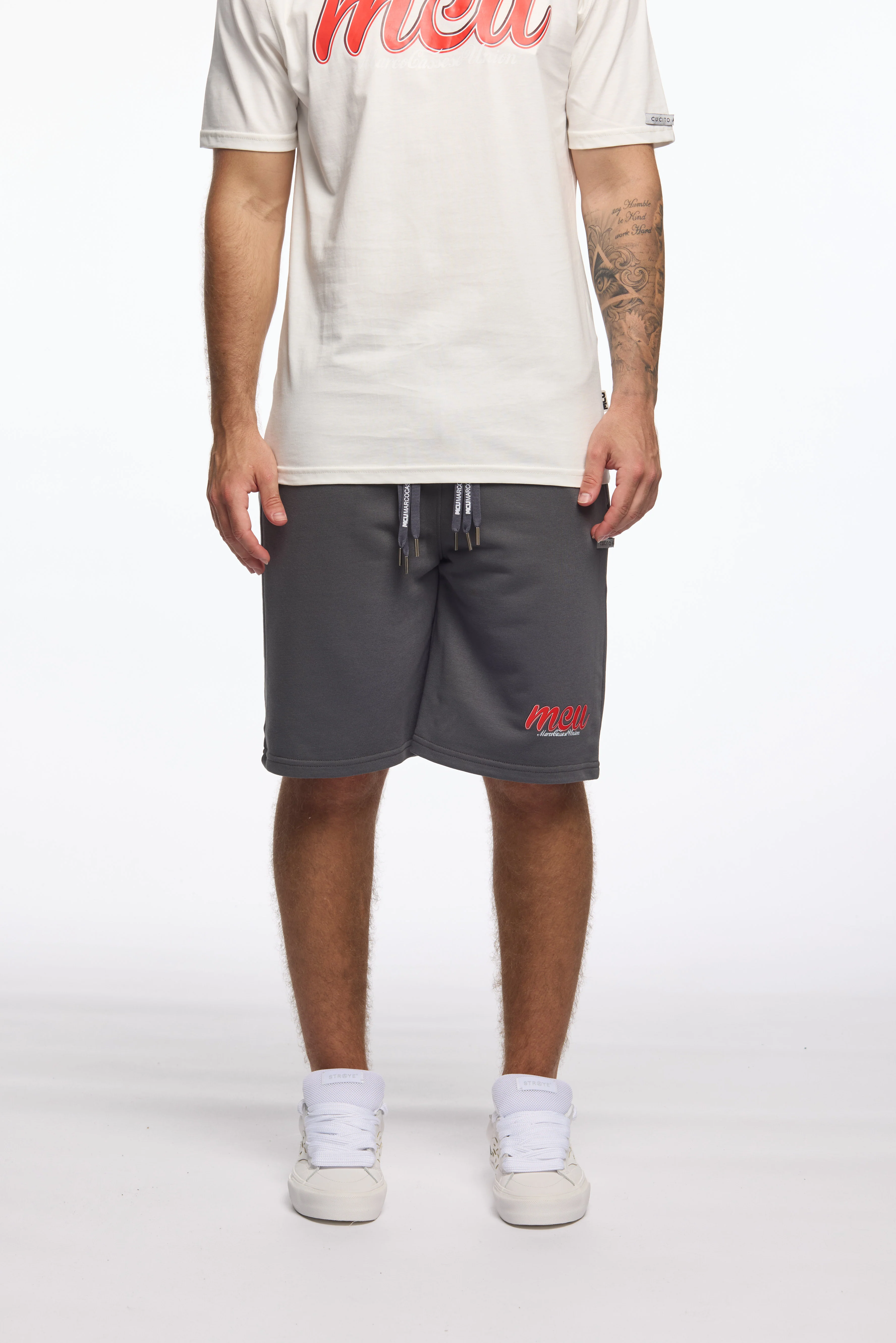 MCU Short Pants Logo Print