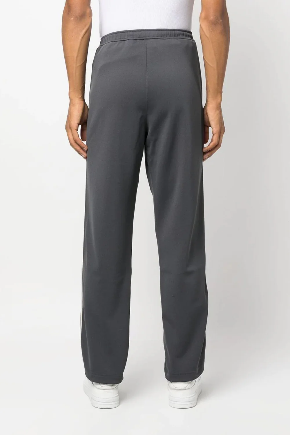 Palm Angels logo-print slim track pants dark grey - Image 3