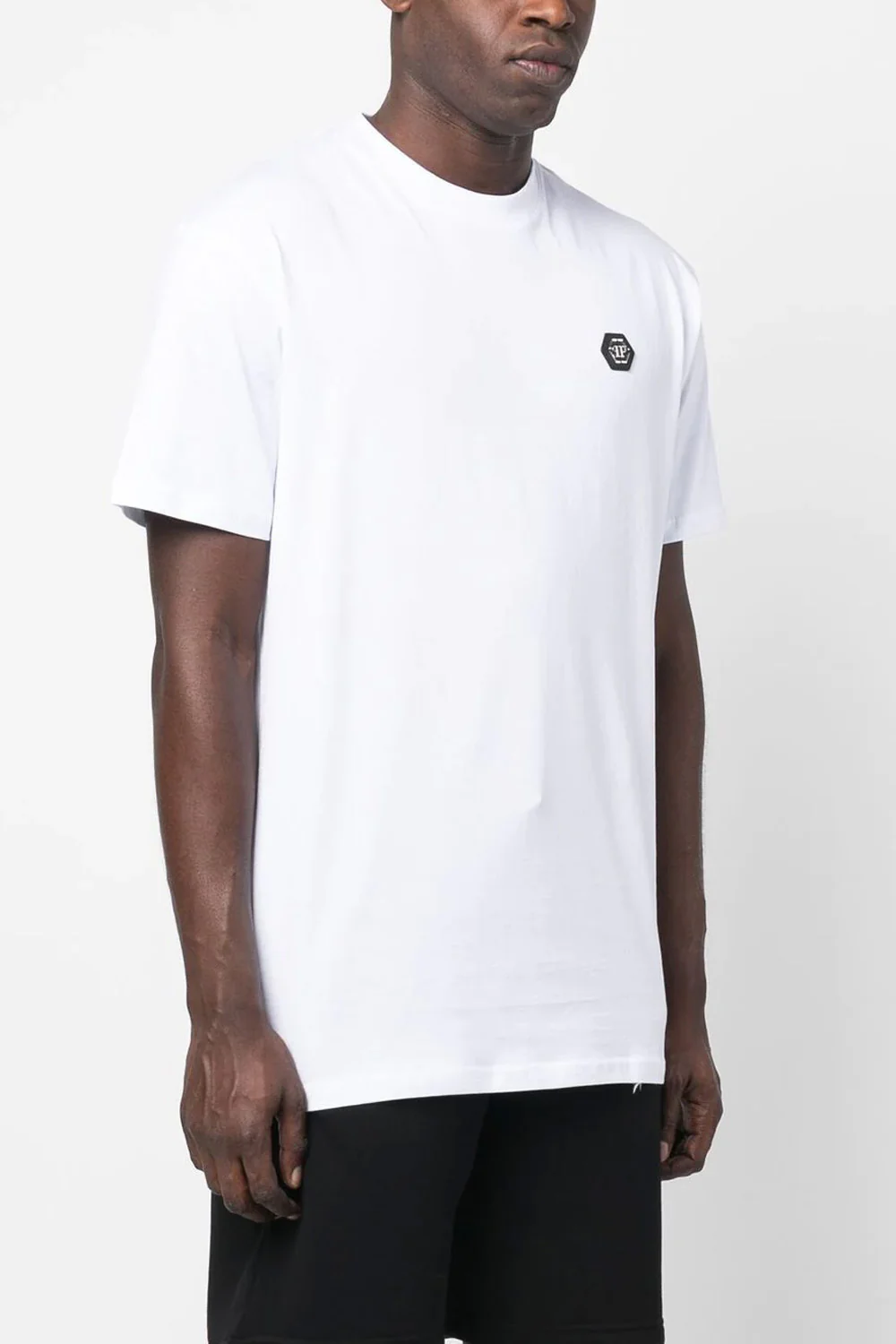 Philipp Plein cotton round-neck T-shirt white - Image 3