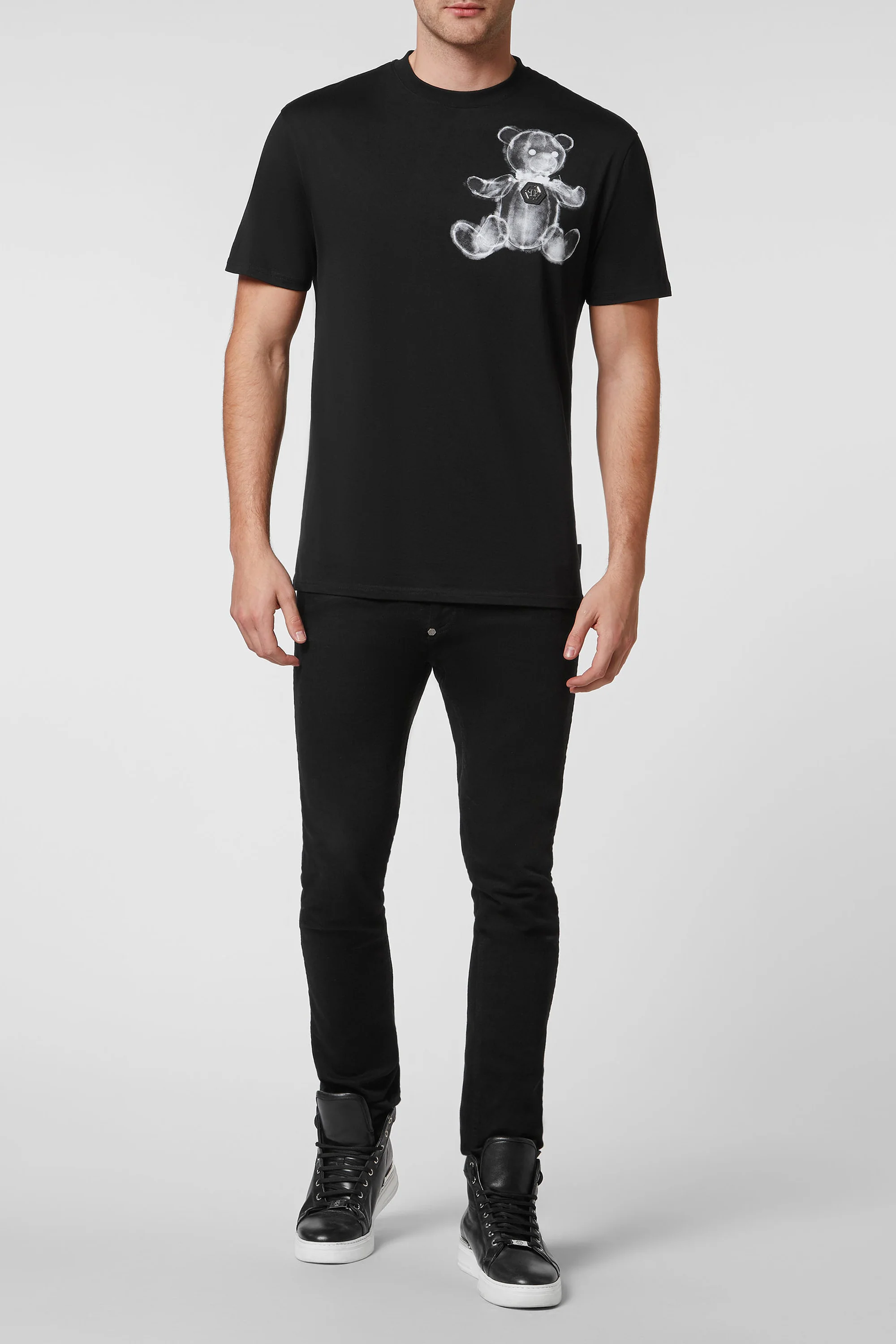 Philipp Plein T-SHIRT ROUND NECK SS TEDDY BEAR - Image 4