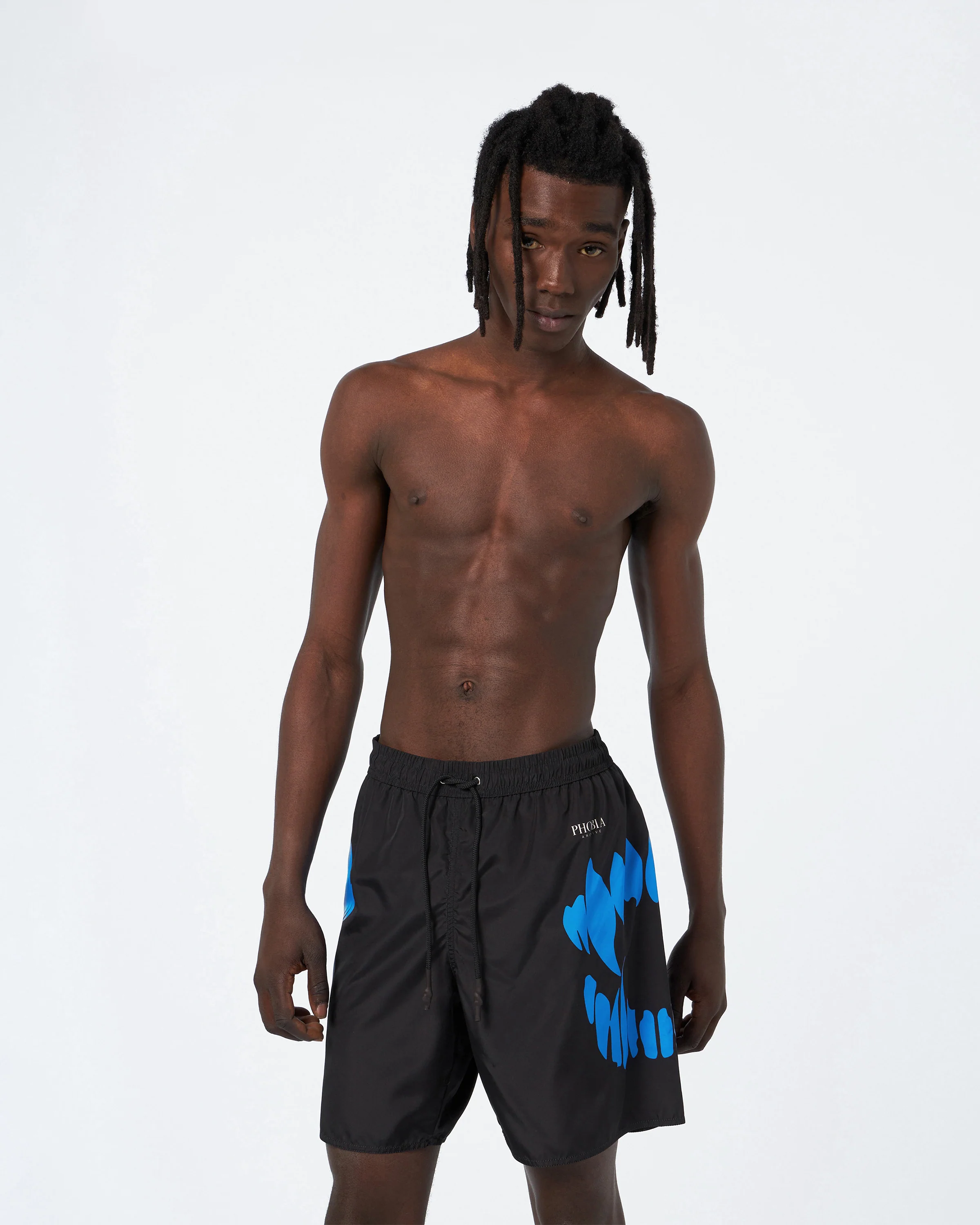 PHOBIA BLACK SWIMWEAR WITH BLUE MOUTH - Image 4