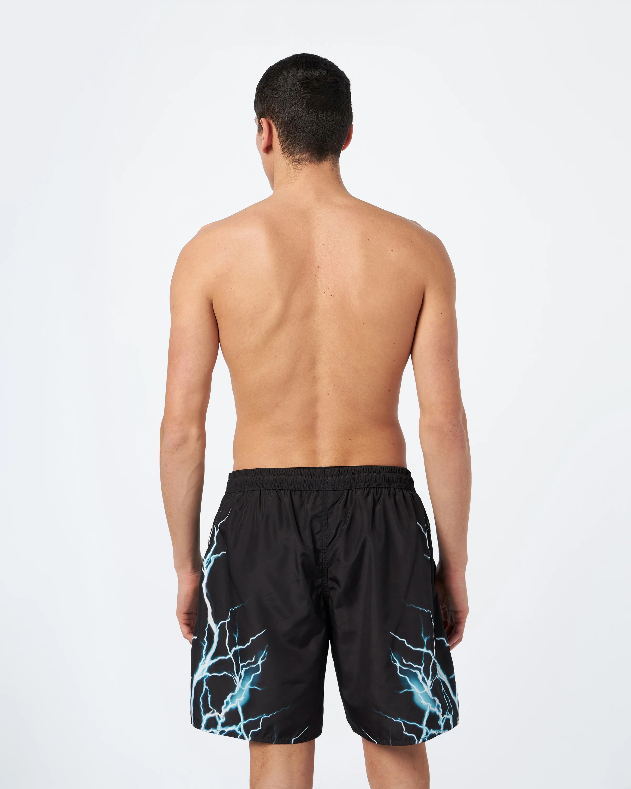 PHOBIA BLACK SWIMWEAR WITH LIGHTBLUE LIGHTNING - Image 3