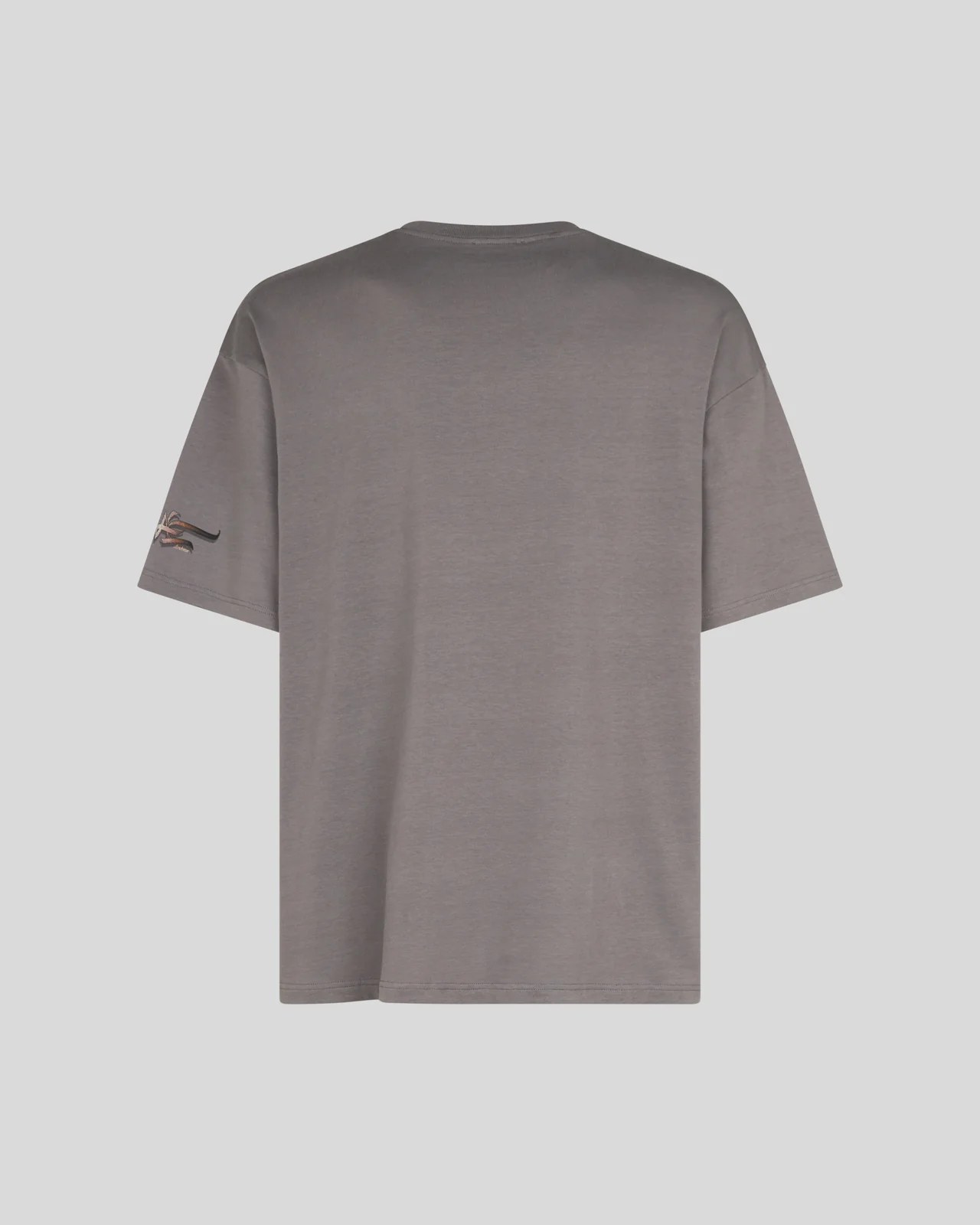 PHOBIA GREY T-SHIRT WITH SHARK PRINT - Image 2