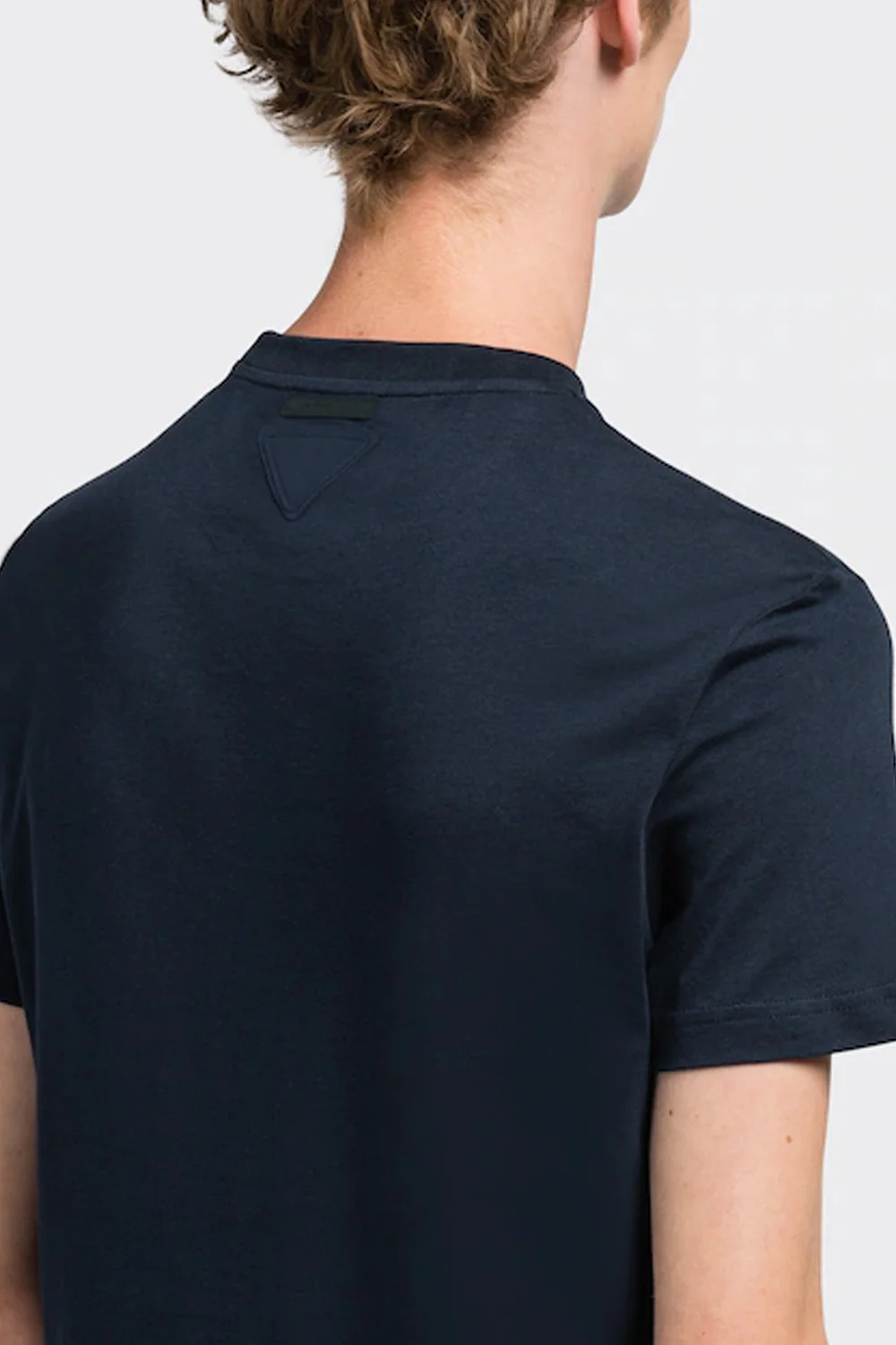 Prada cotton t-shirt blue navy - Image 2
