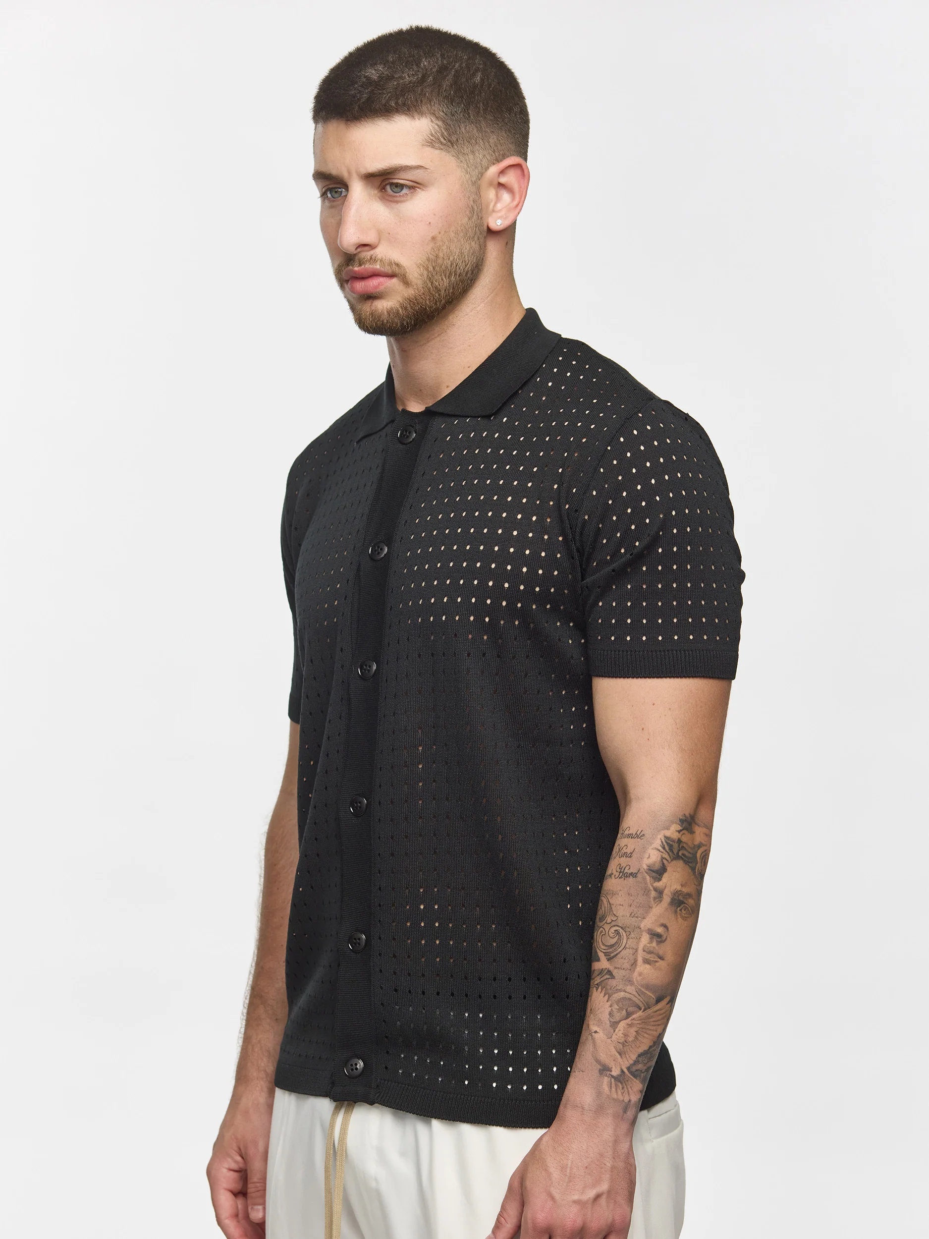 Prêt A Porter Short Sleeves Shirt Black - Image 3