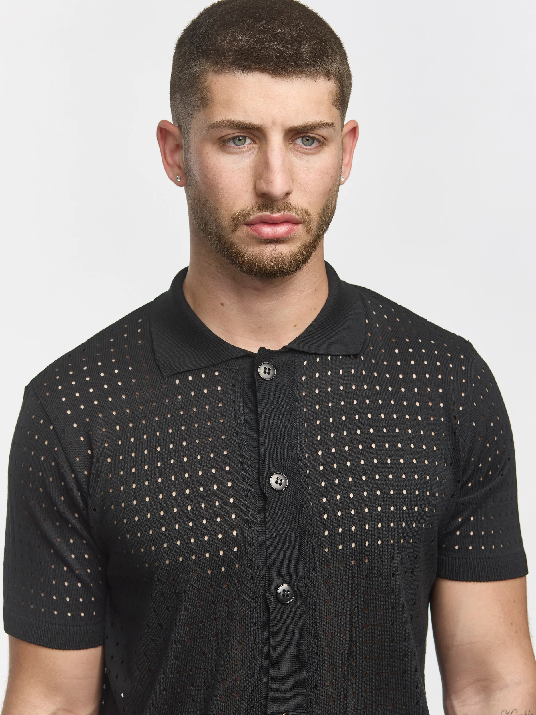 Prêt A Porter Short Sleeves Shirt Black - Image 4