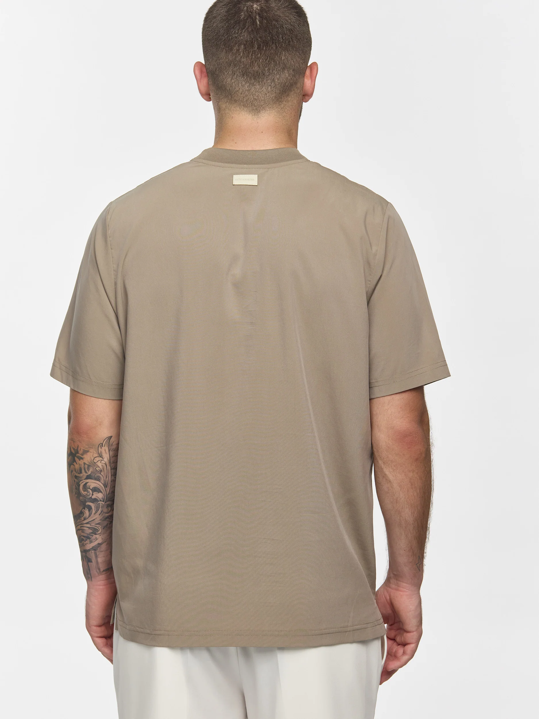 Prêt A Porter T-Shirt Soft Fabric Beige - Image 6