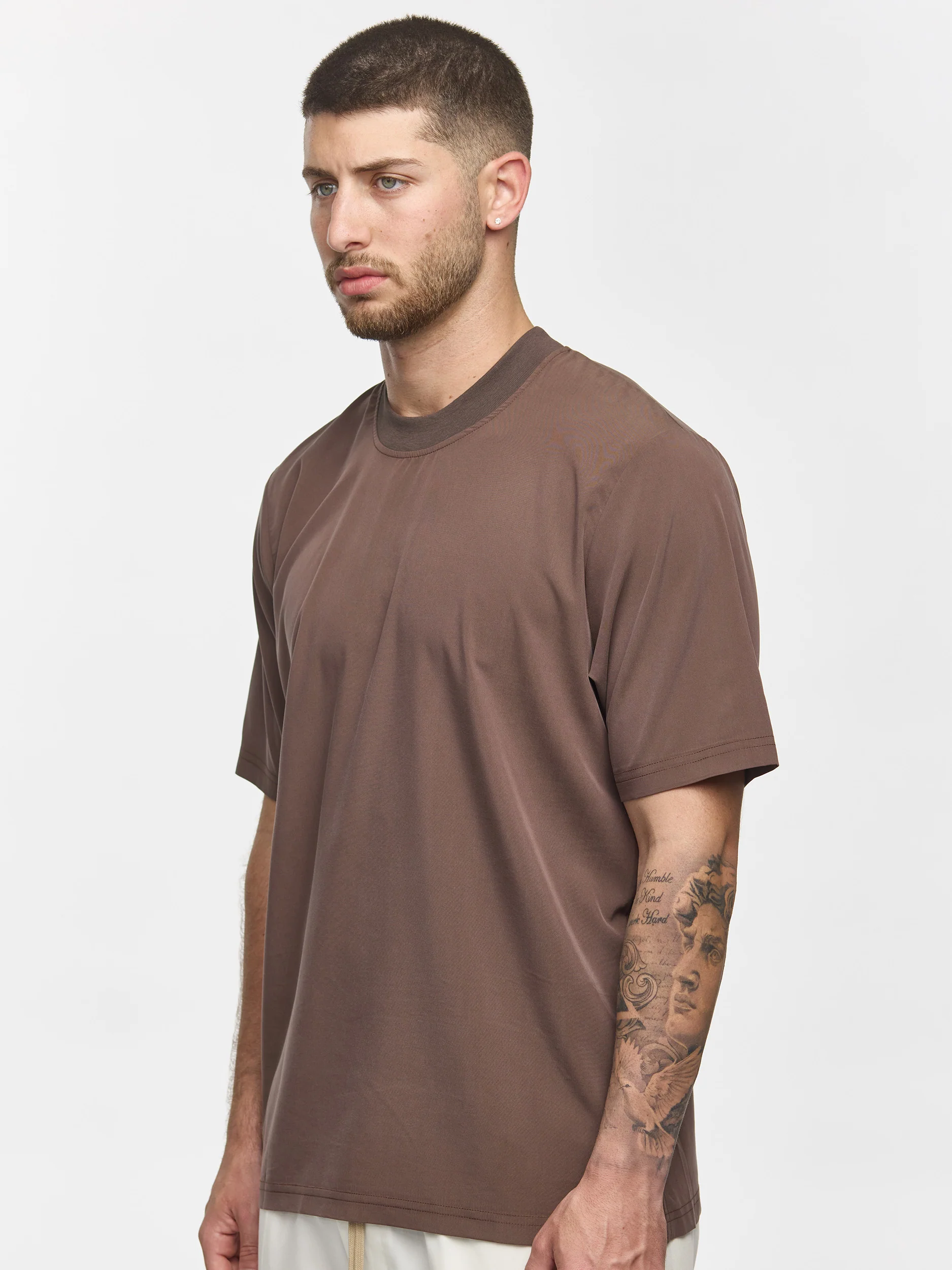 Prêt A Porter T-Shirt Soft Fabric Brown - Image 3