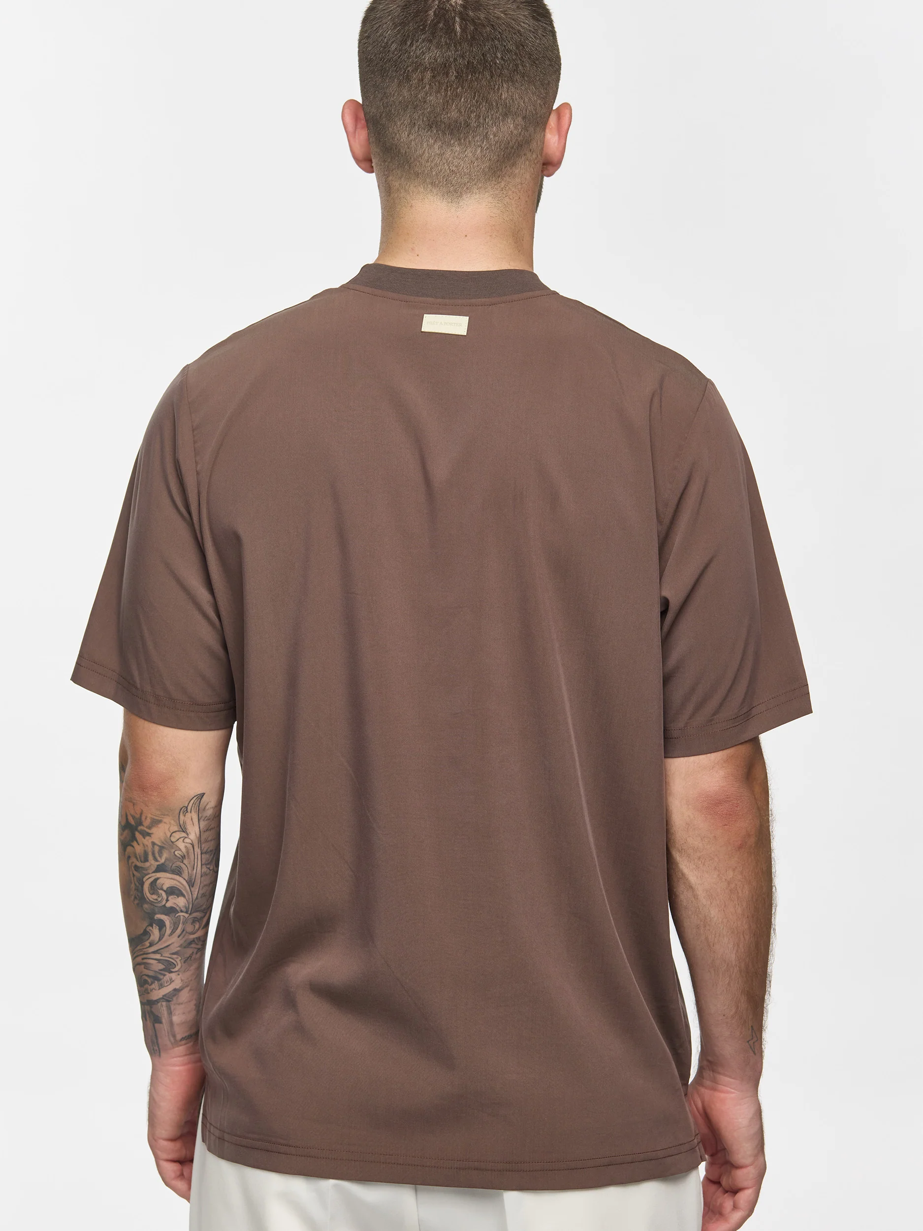 Prêt A Porter T-Shirt Soft Fabric Brown - Image 5