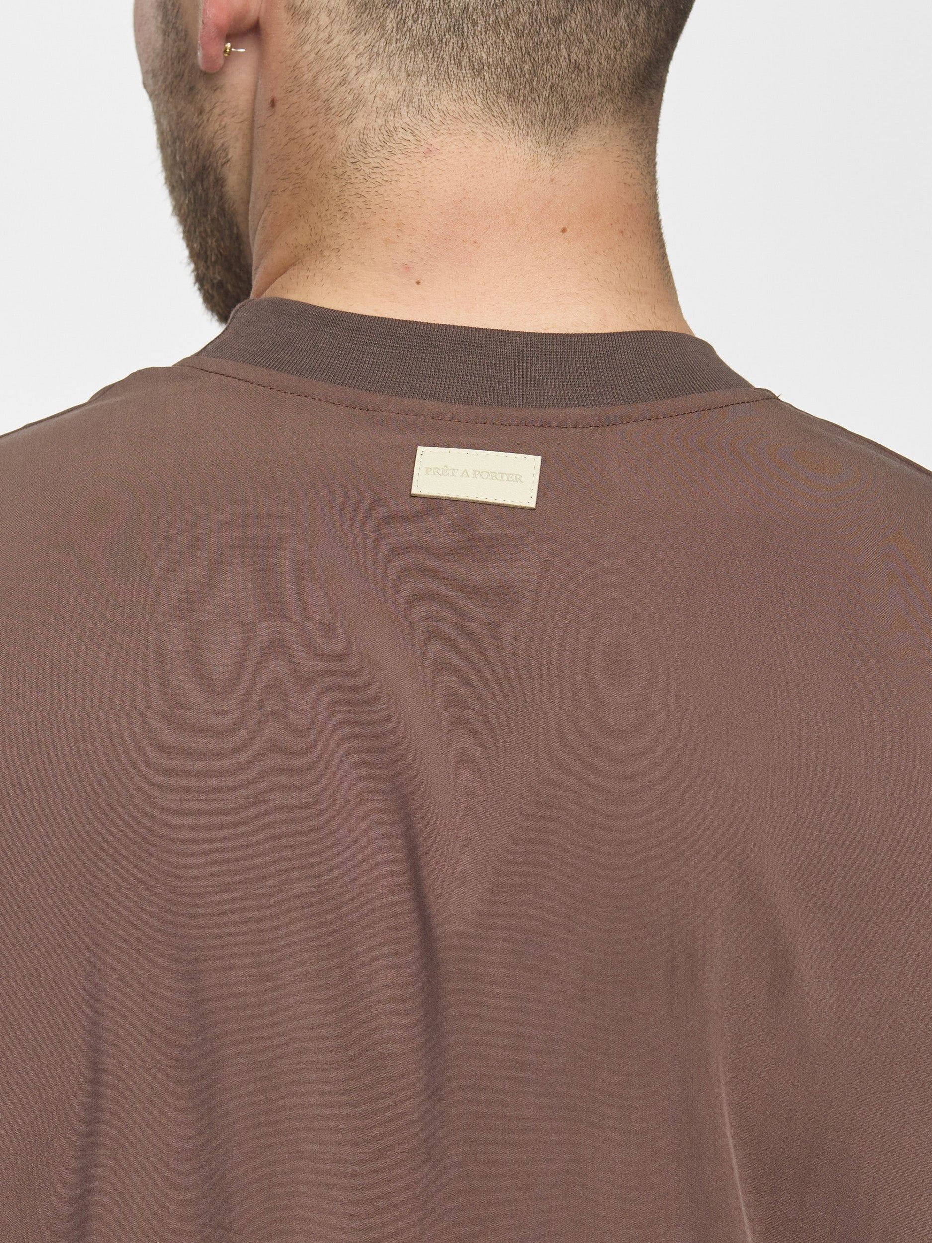 Prêt A Porter T-Shirt Soft Fabric Brown - Image 6