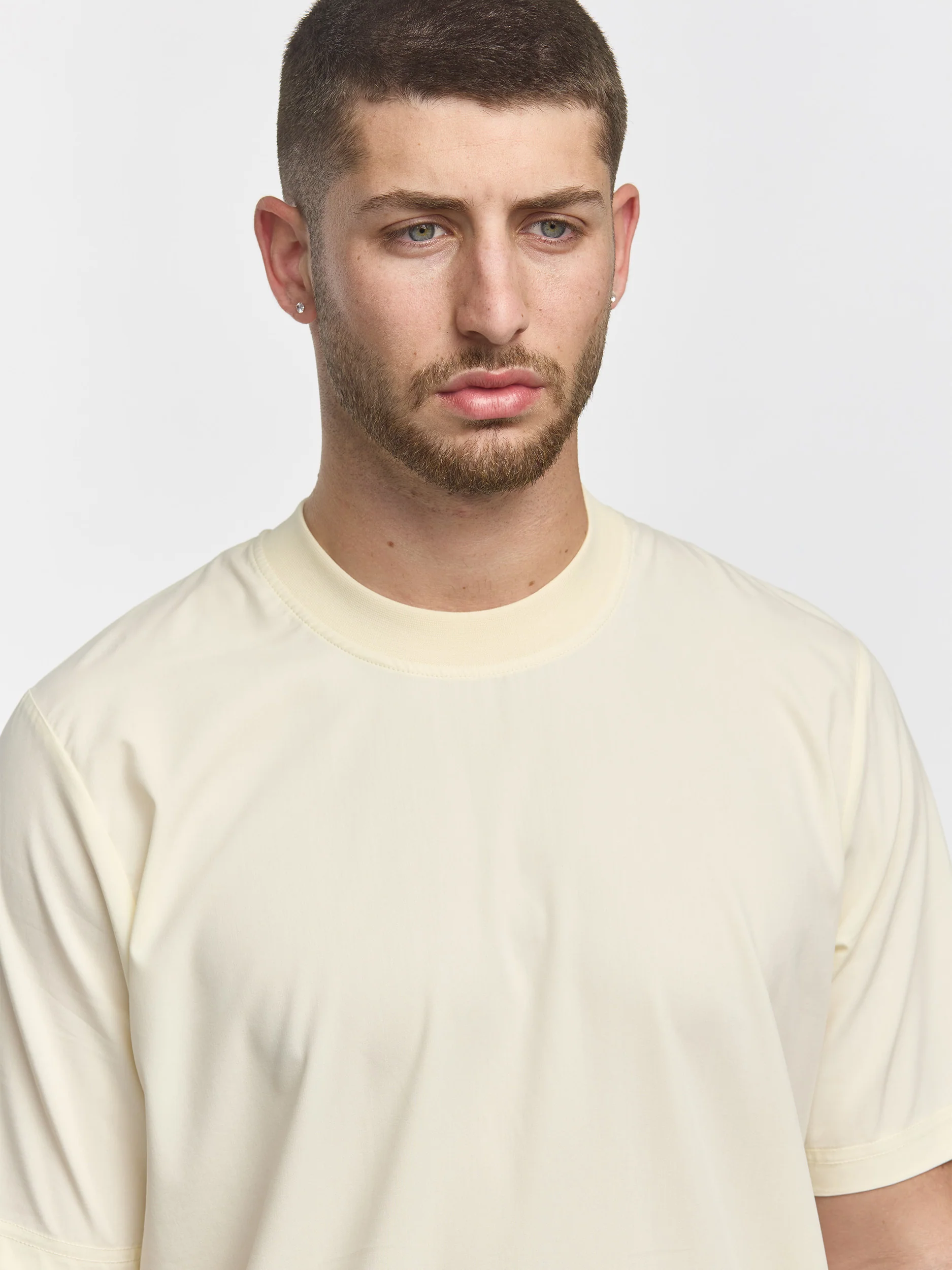 Prêt A Porter T-Shirt Soft Fabric Cream - Image 4
