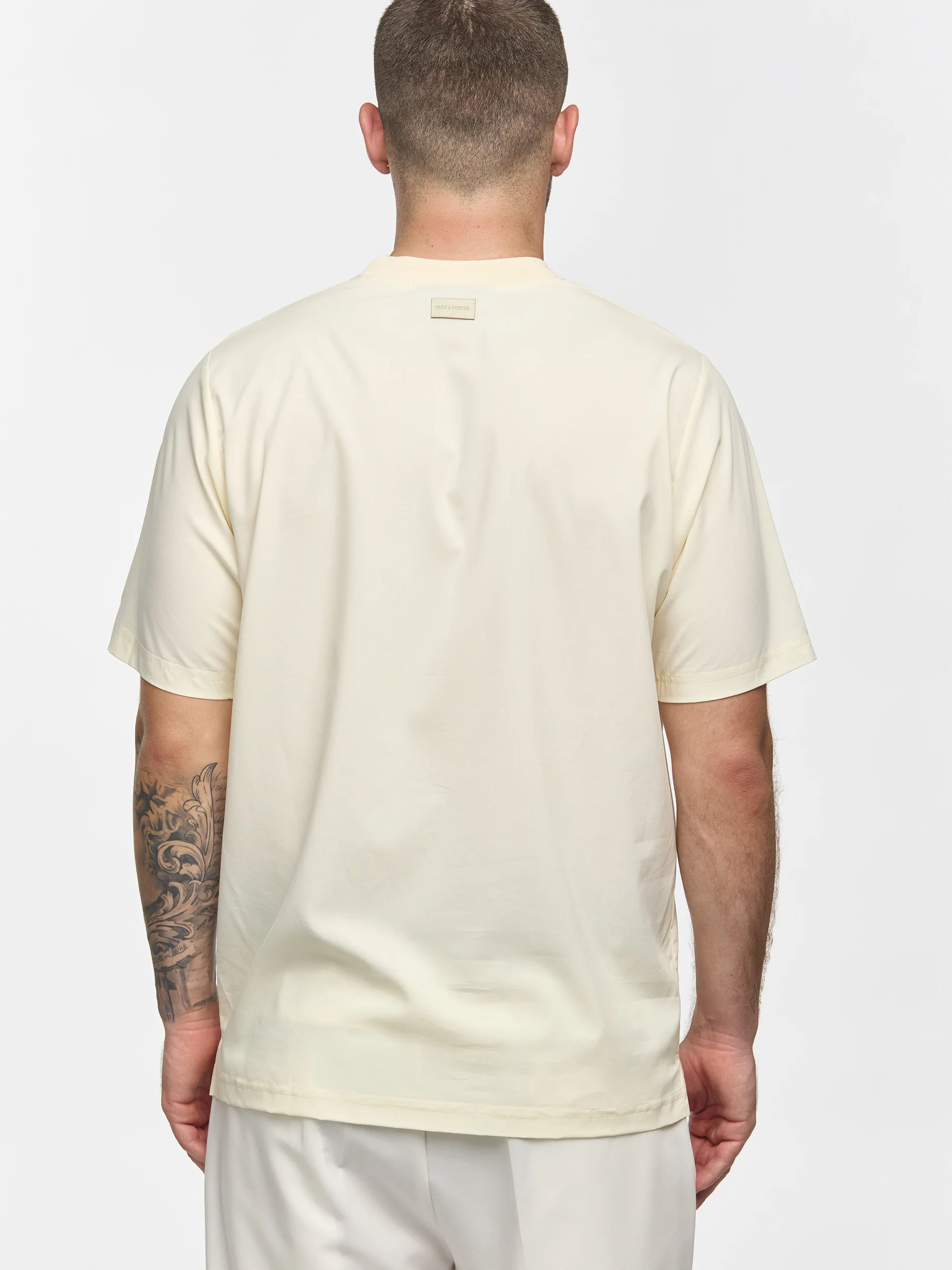 Prêt A Porter T-Shirt Soft Fabric Cream - Image 5