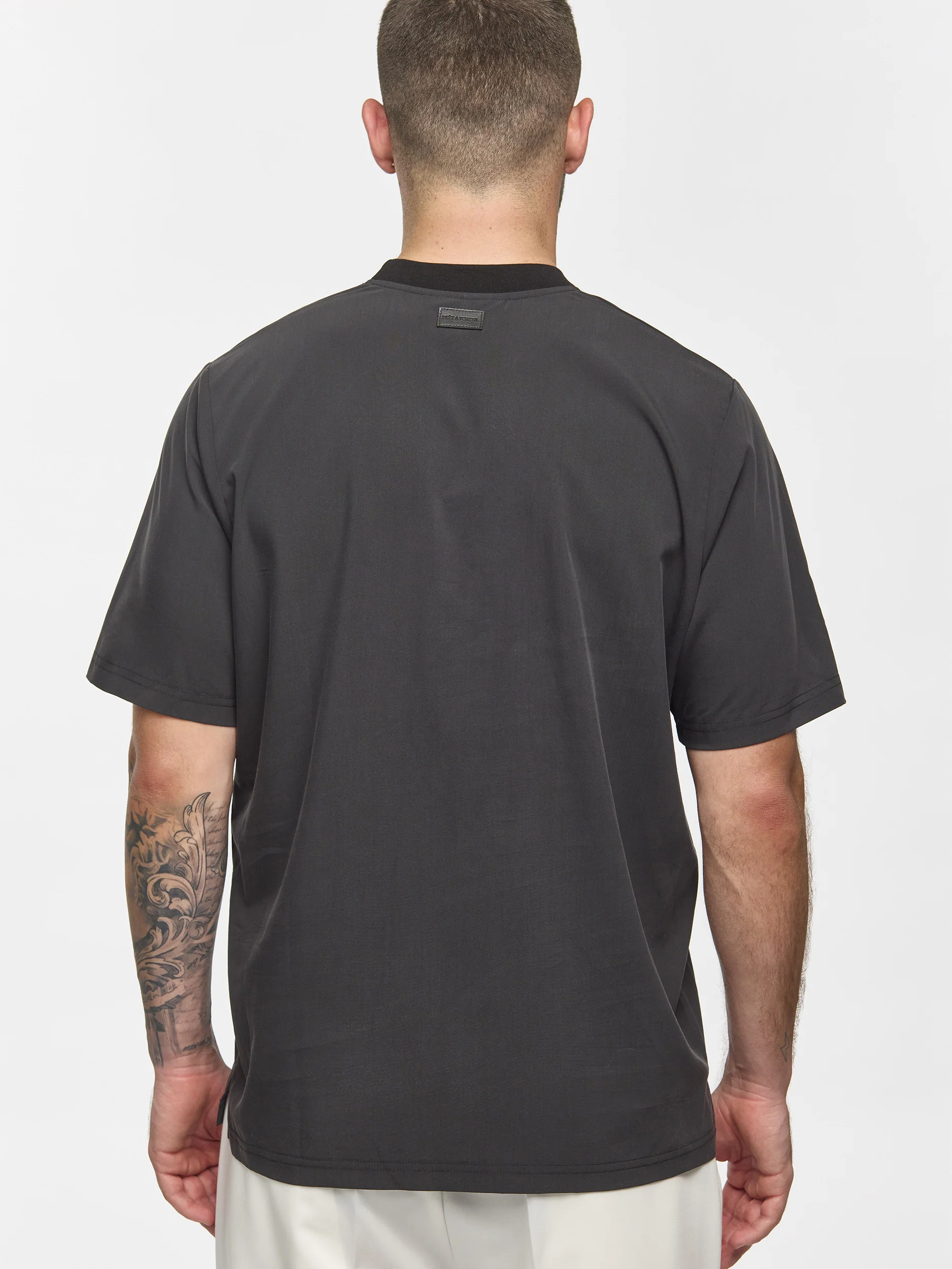Prêt A Porter T-Shirt Soft Fabric Dark Grey - Image 5