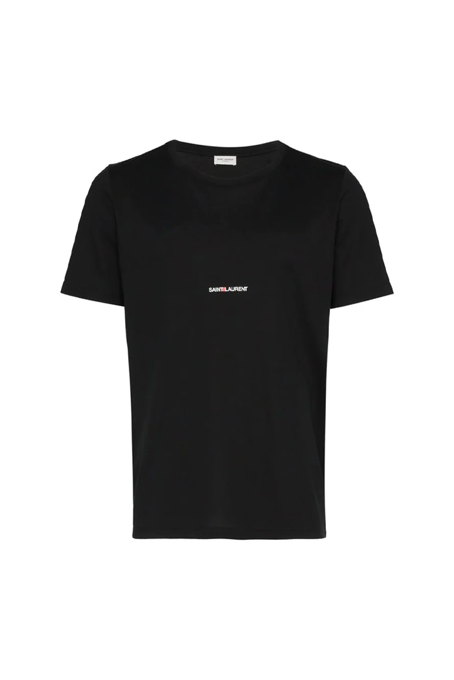 Saint Laurent Small Logo Print T-Shirt